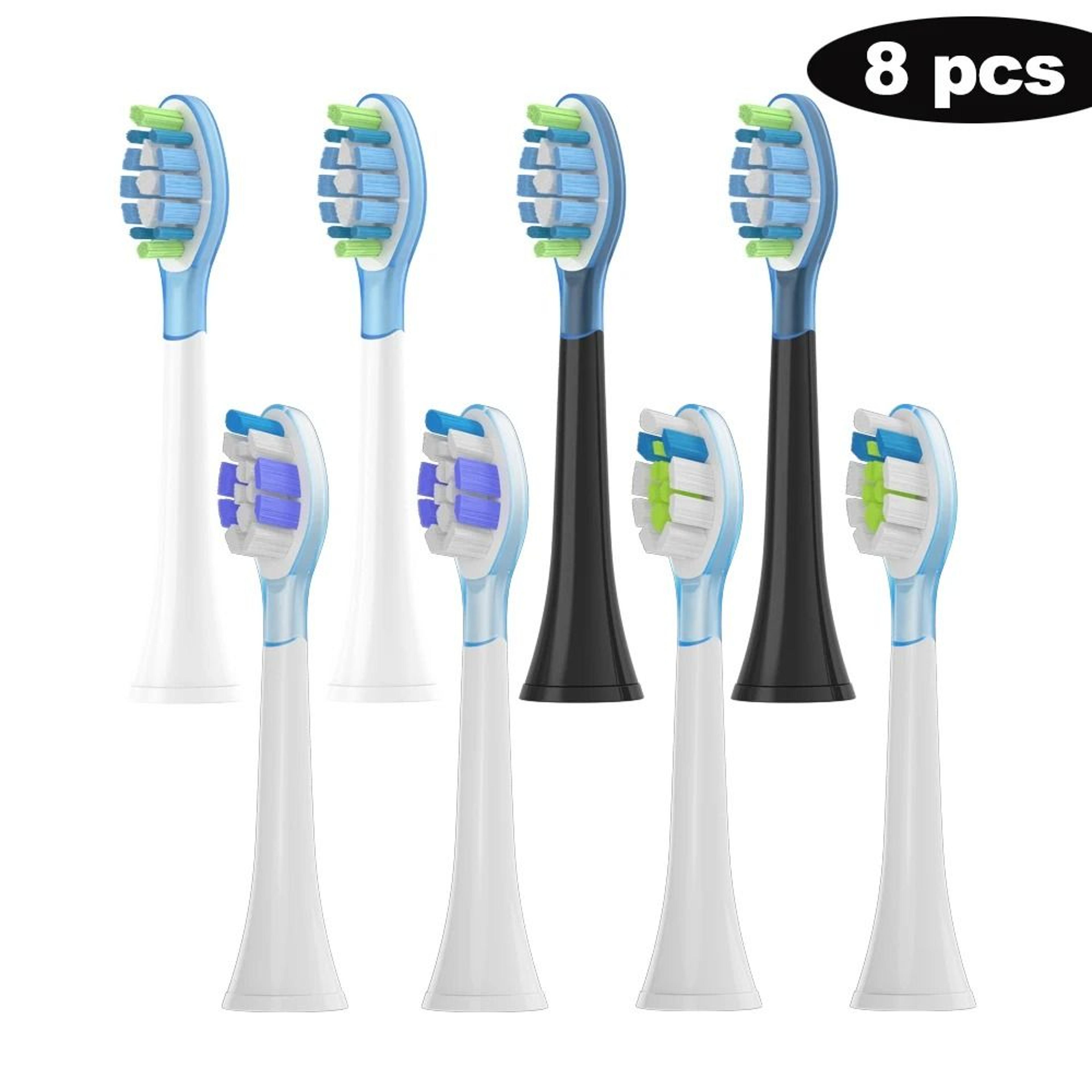 cleanmax philips sonicare replacement brush heads c3 compatible 8 pack