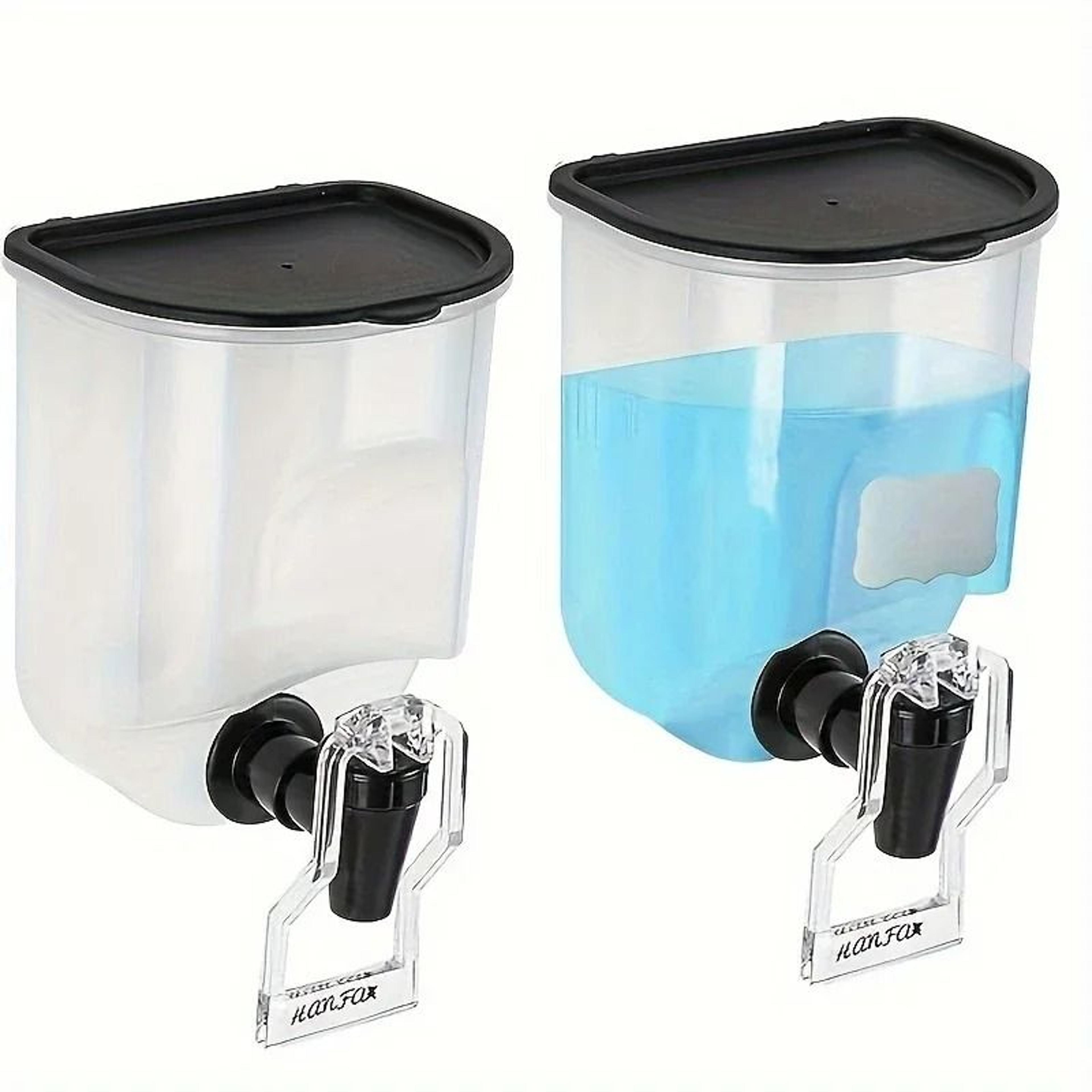 clearpour wall mounted oil dispenser bottle set with quantitative control