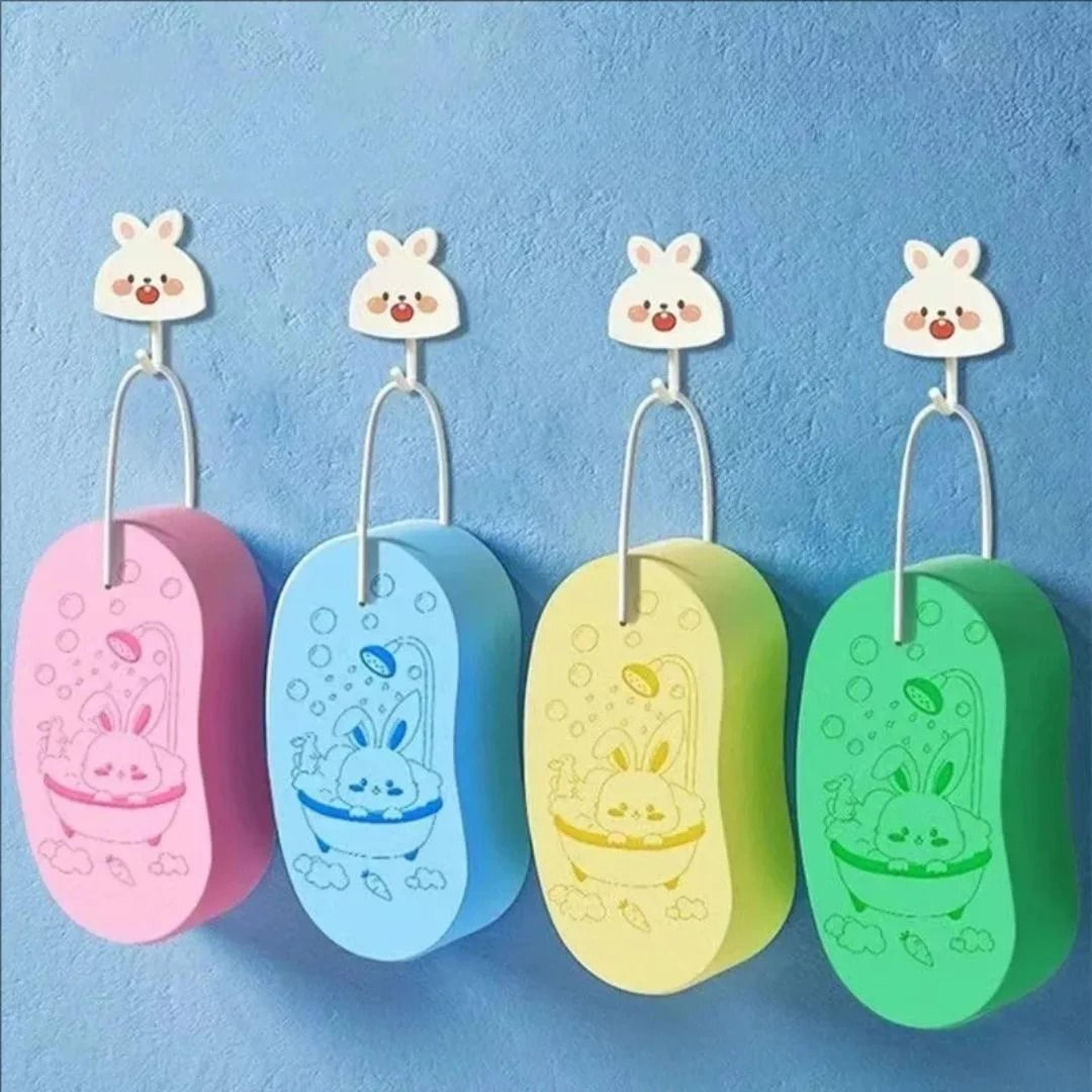 soft exfoliating bath sponge body scrub massage brush