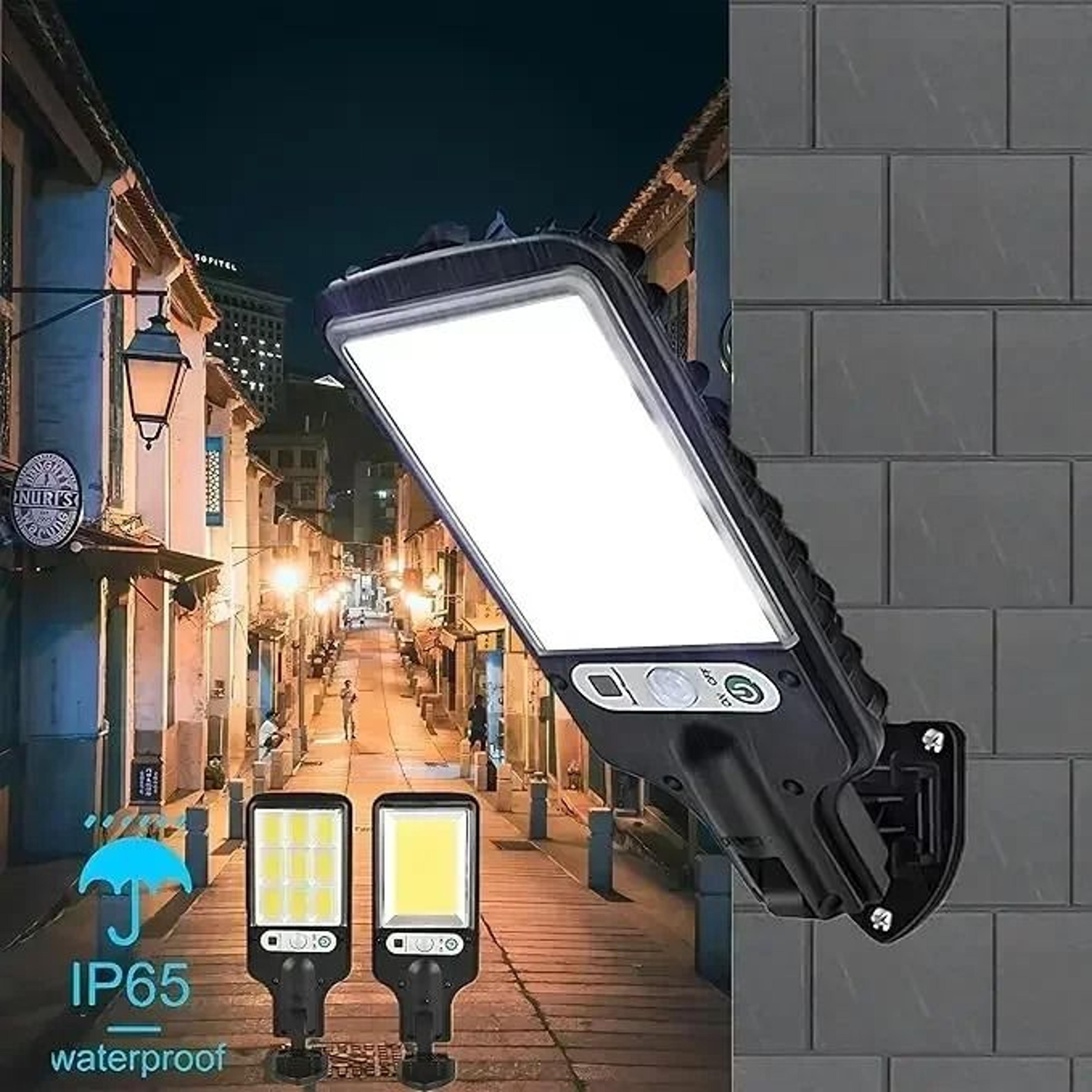 outdoor solar street light with motion sensor waterproof wall lamp