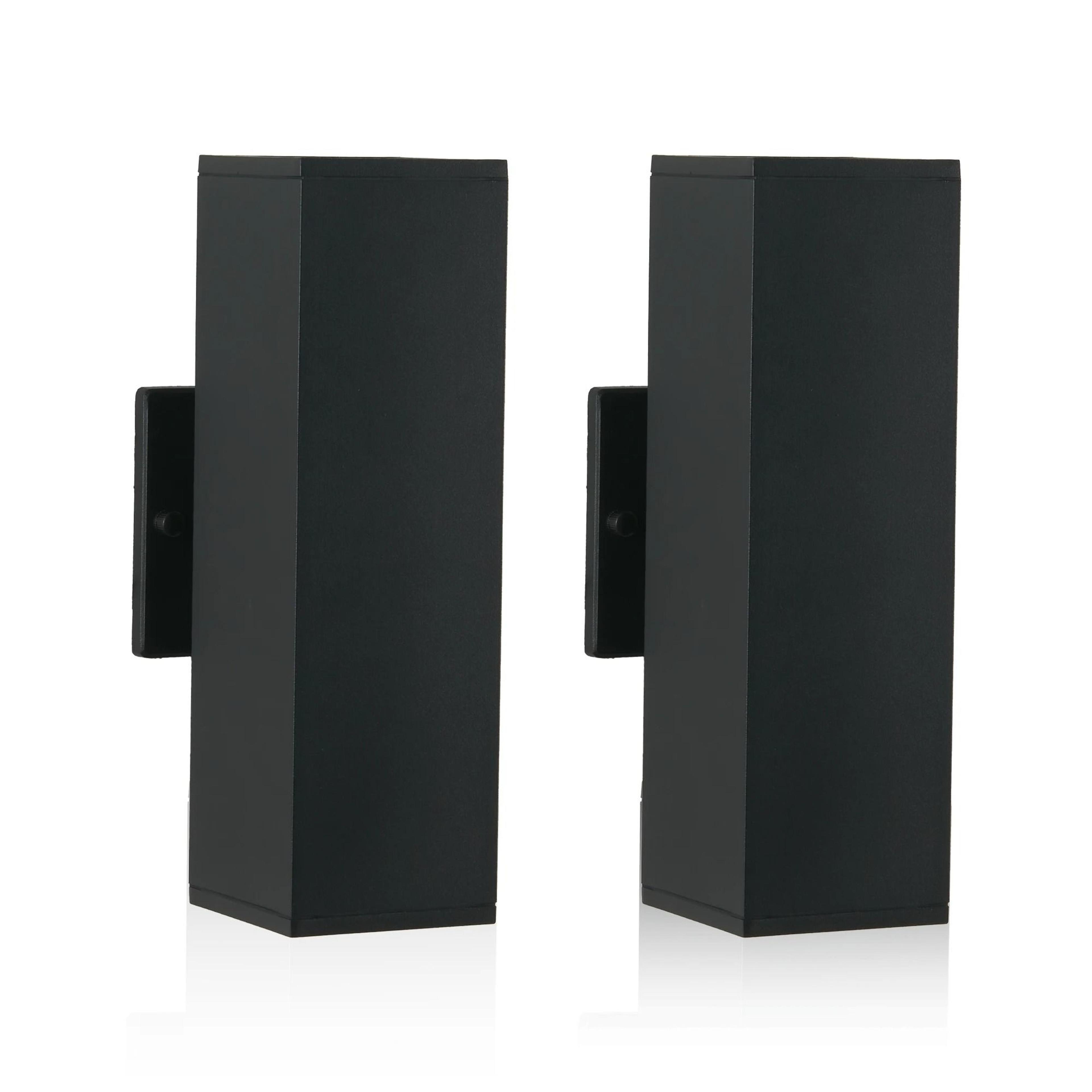 2 pack ip65 waterproof outdoor wall light up down gu10 sconce