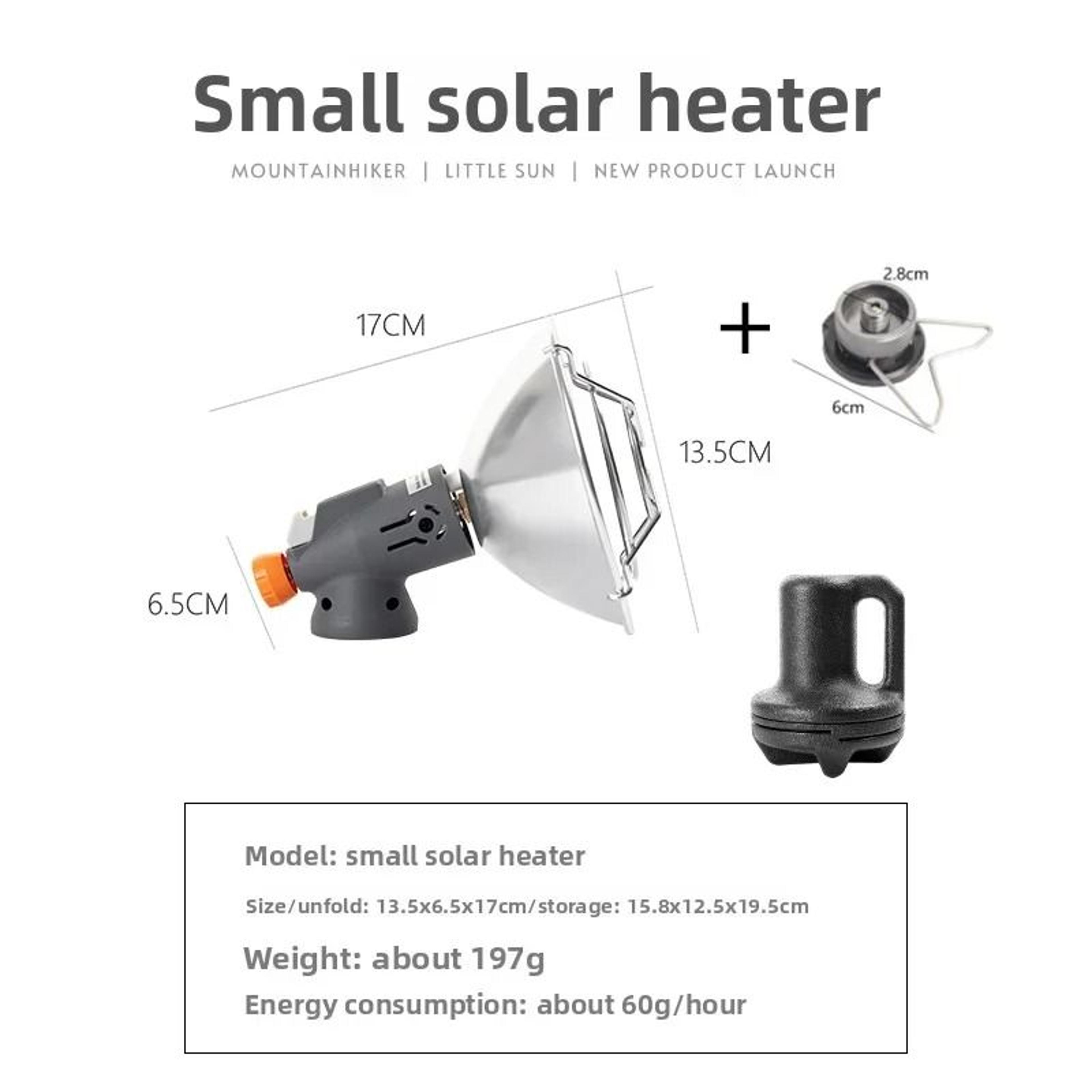 mountainhiker portable camping gas heater mini butane stove warmer