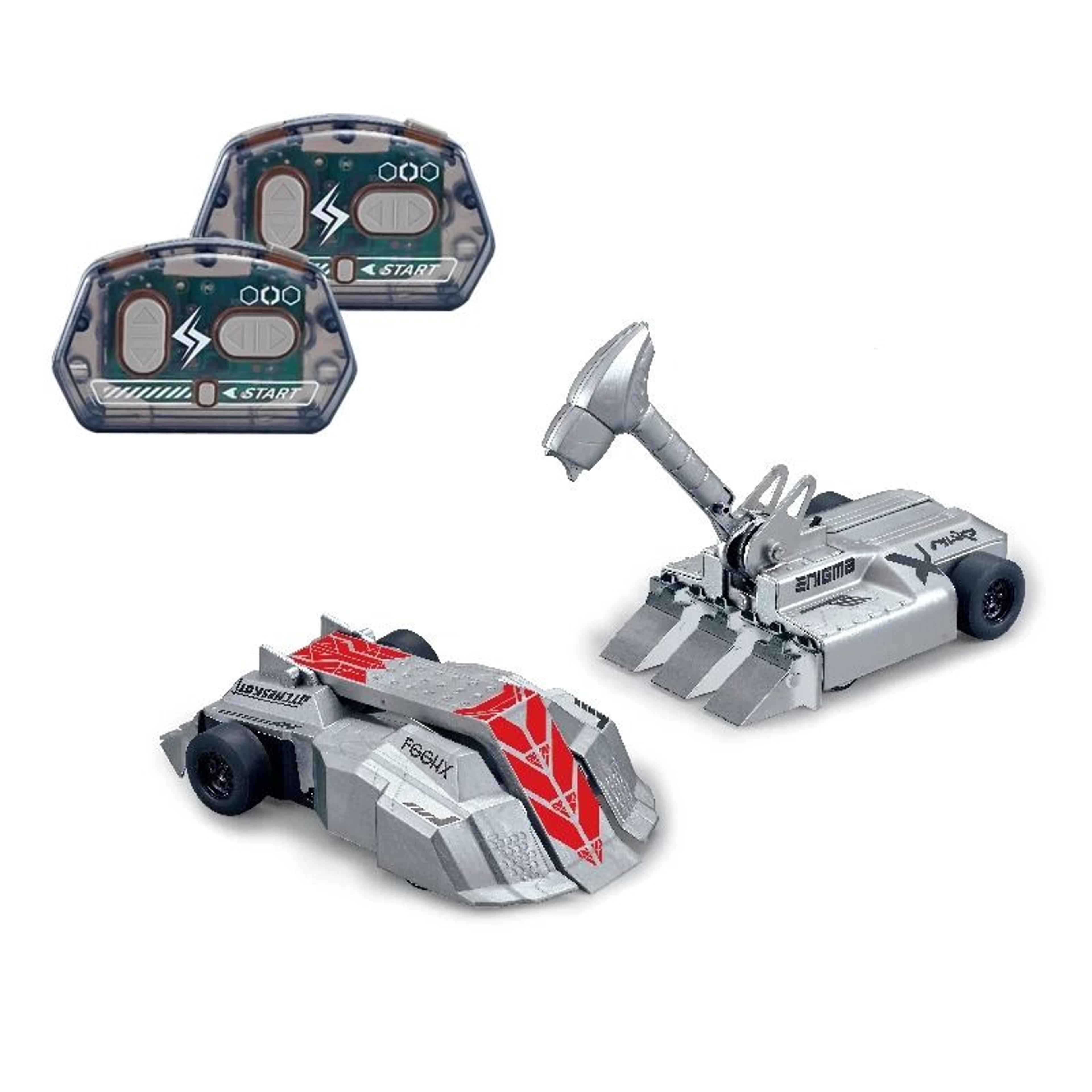 2.4g remote control battle car armored bumper combat toy set