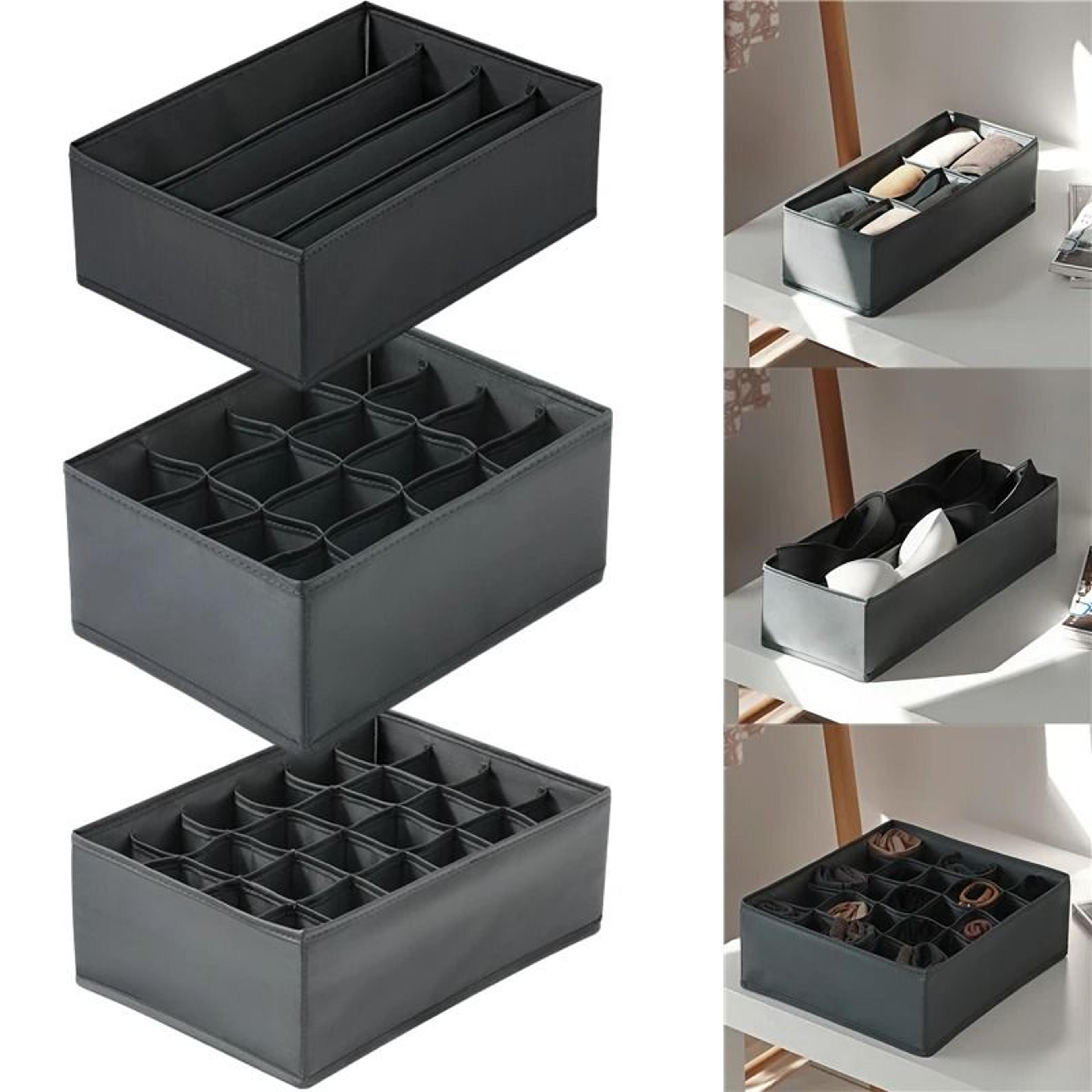 drawer clothes organizer box with dividers for underwear socks and jeans