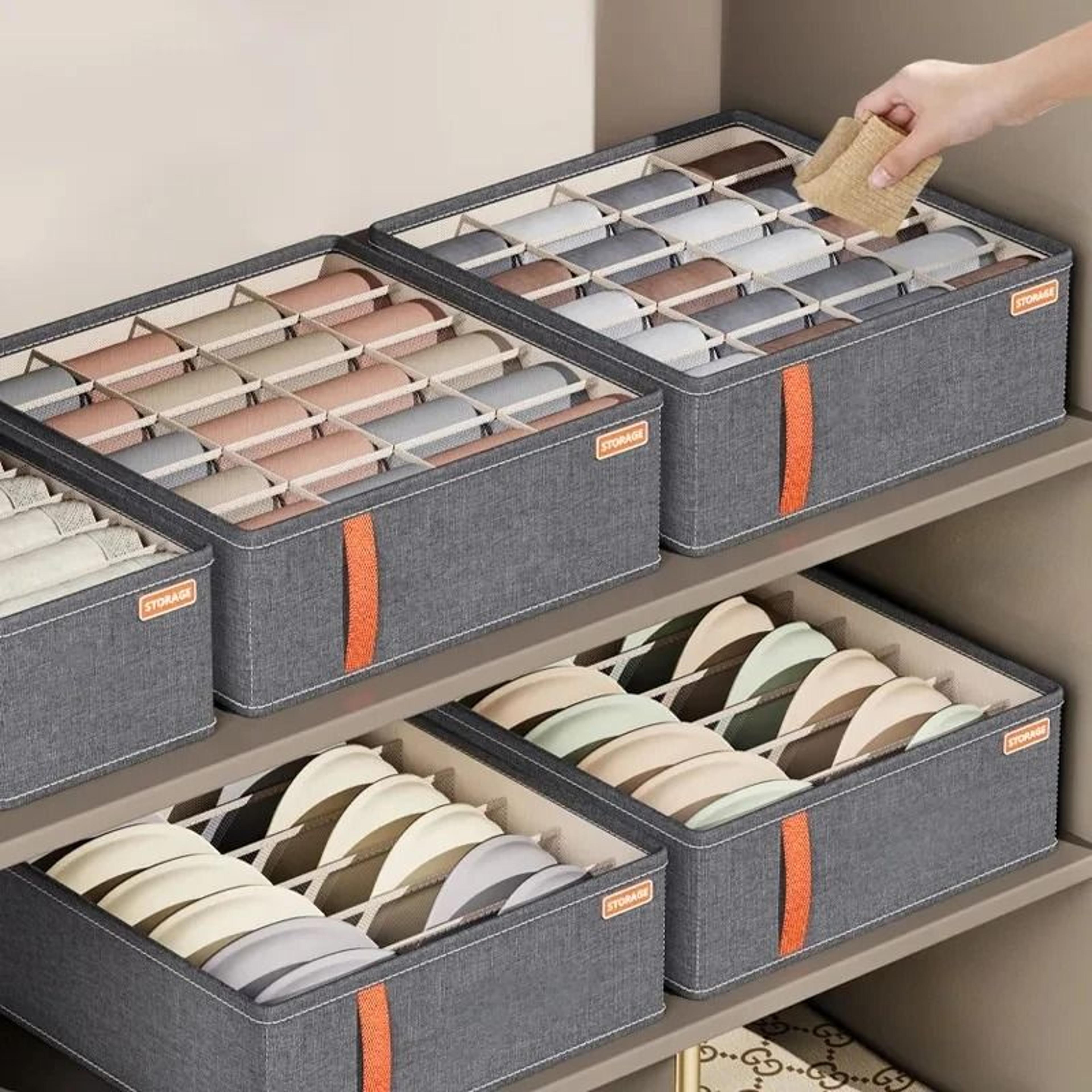 drawer underwear organizer and socks storage box for wardrobe