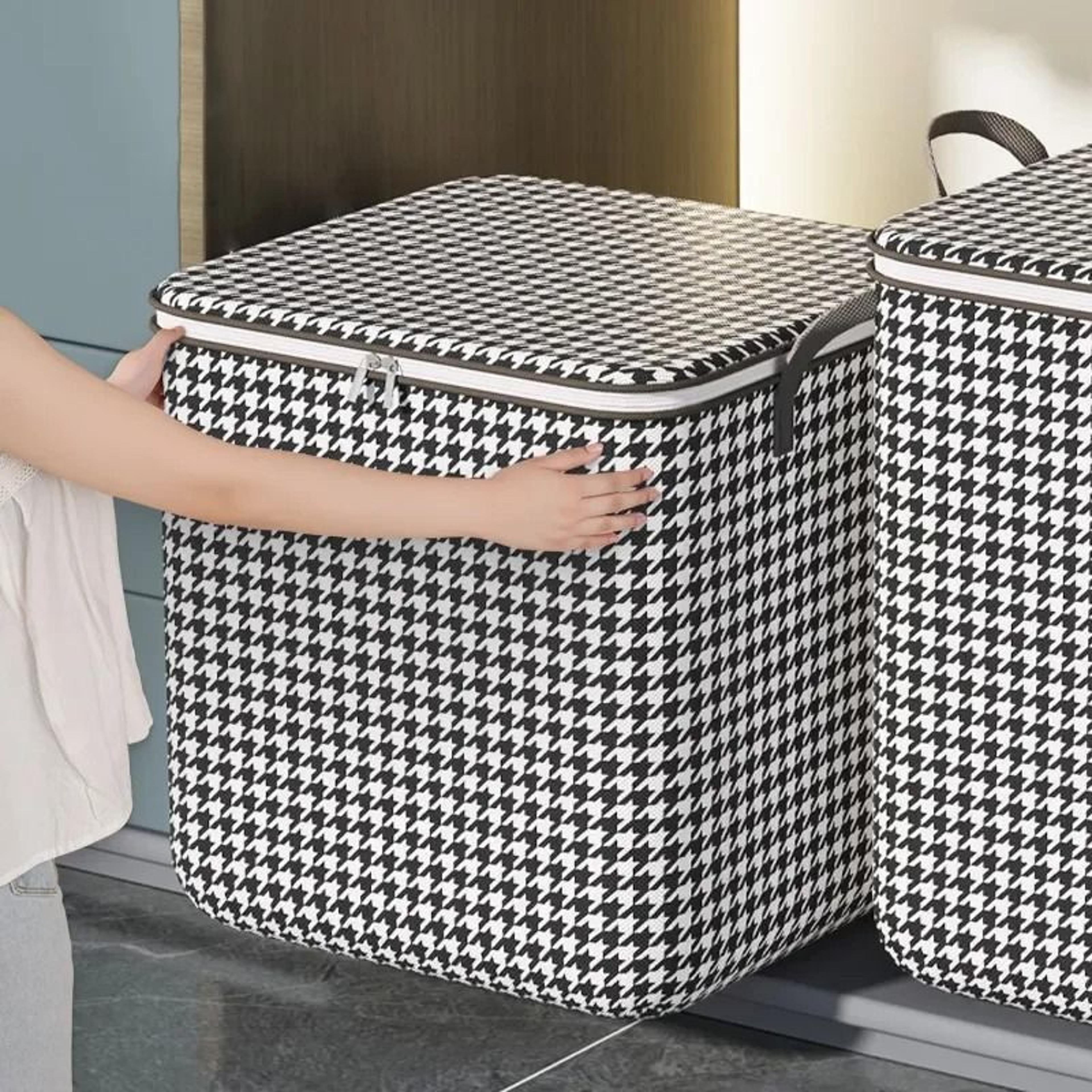 large capacity quilt storage box dustproof non woven organizer bag