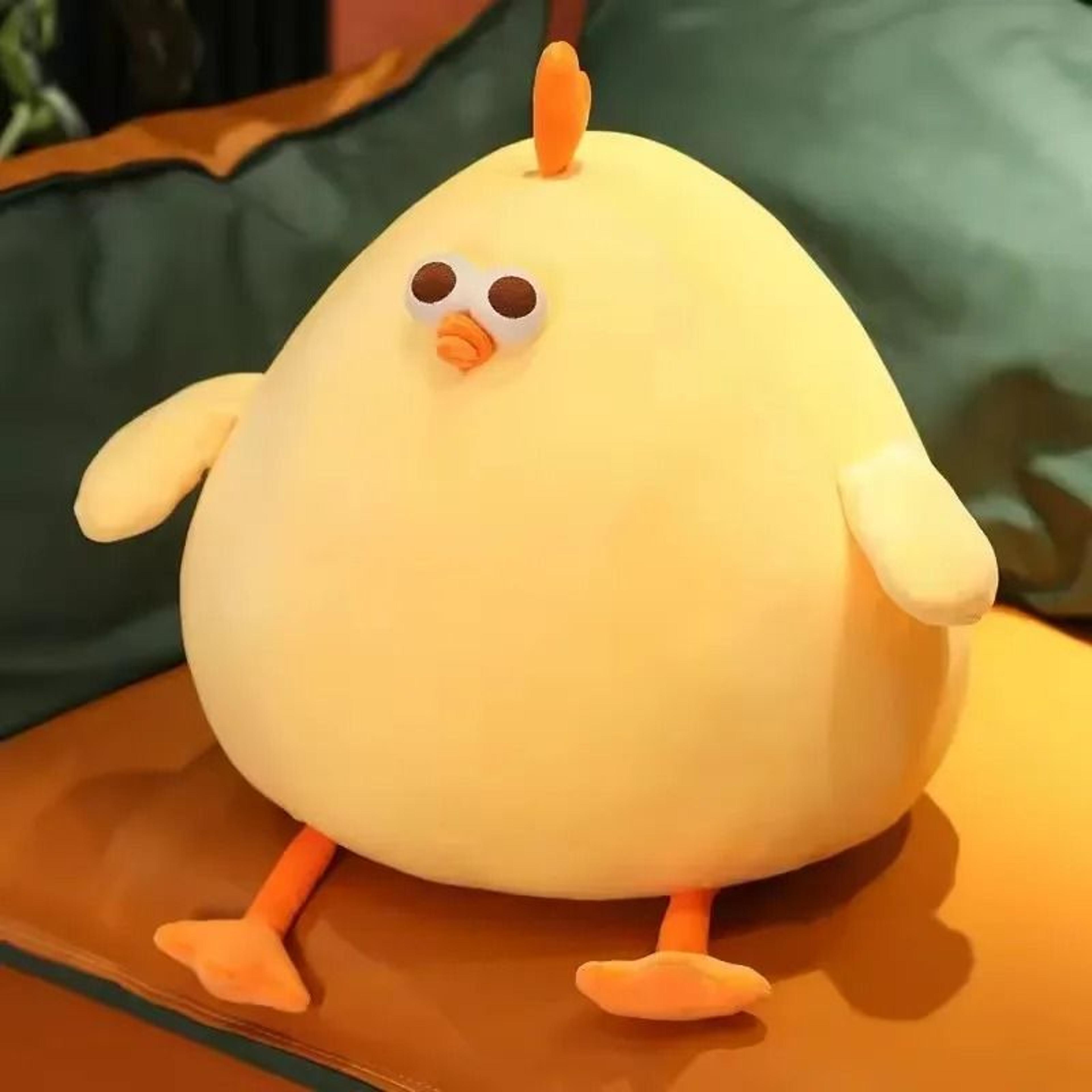 funny fat chicken plush toy pillow and neck cushion gift