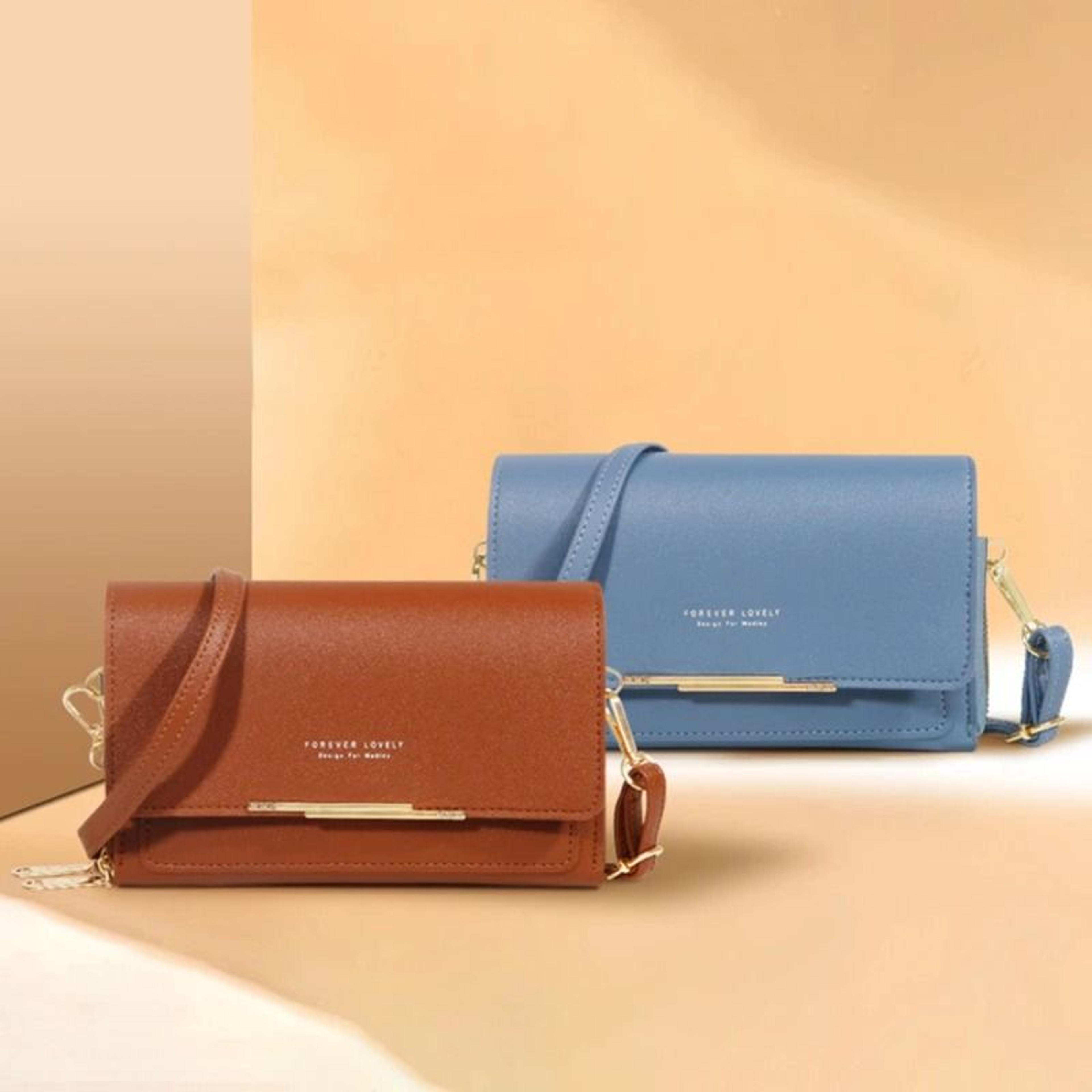 womens large capacity wallet shoulder bag with phone holder