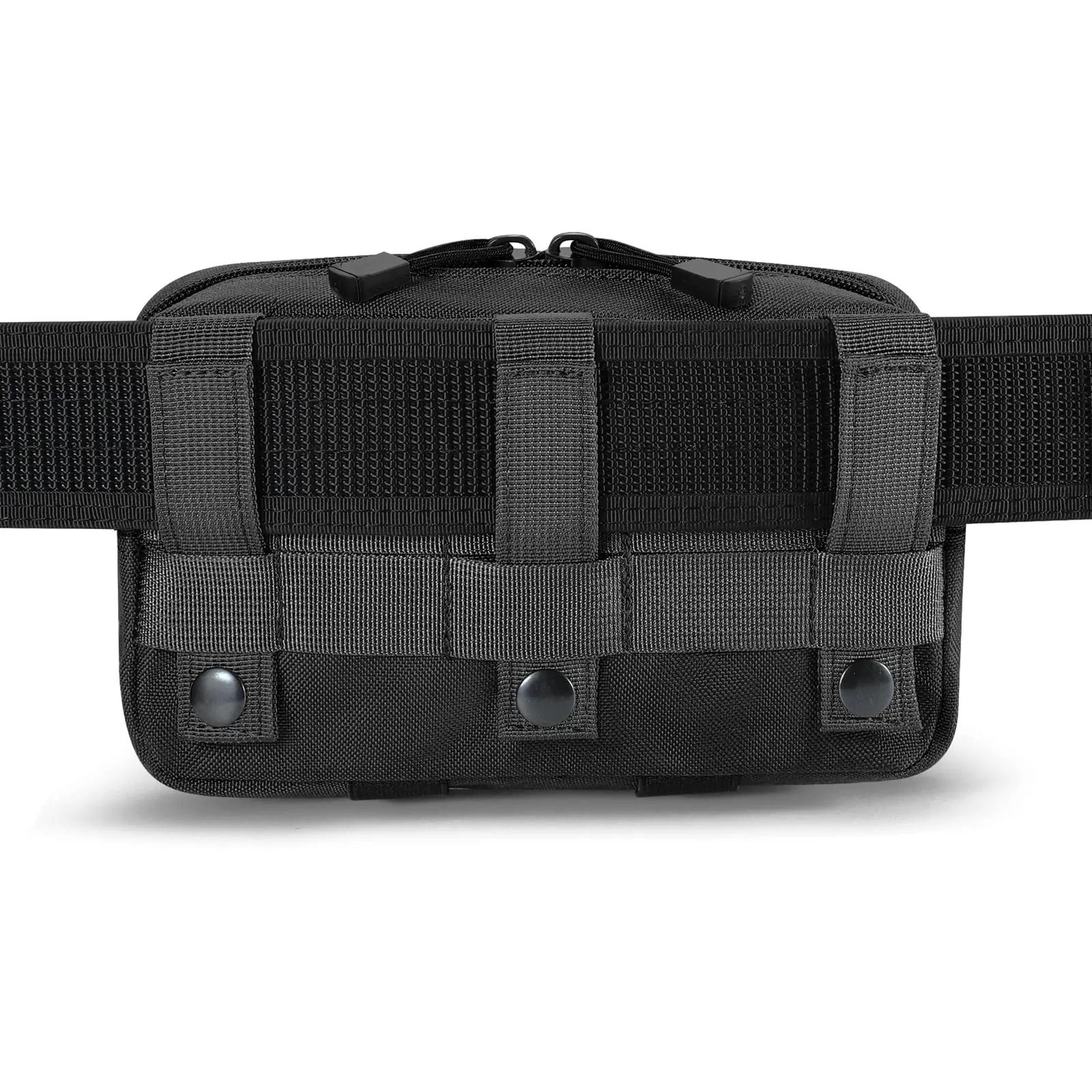 horizontal modular utility storage pack with molle system