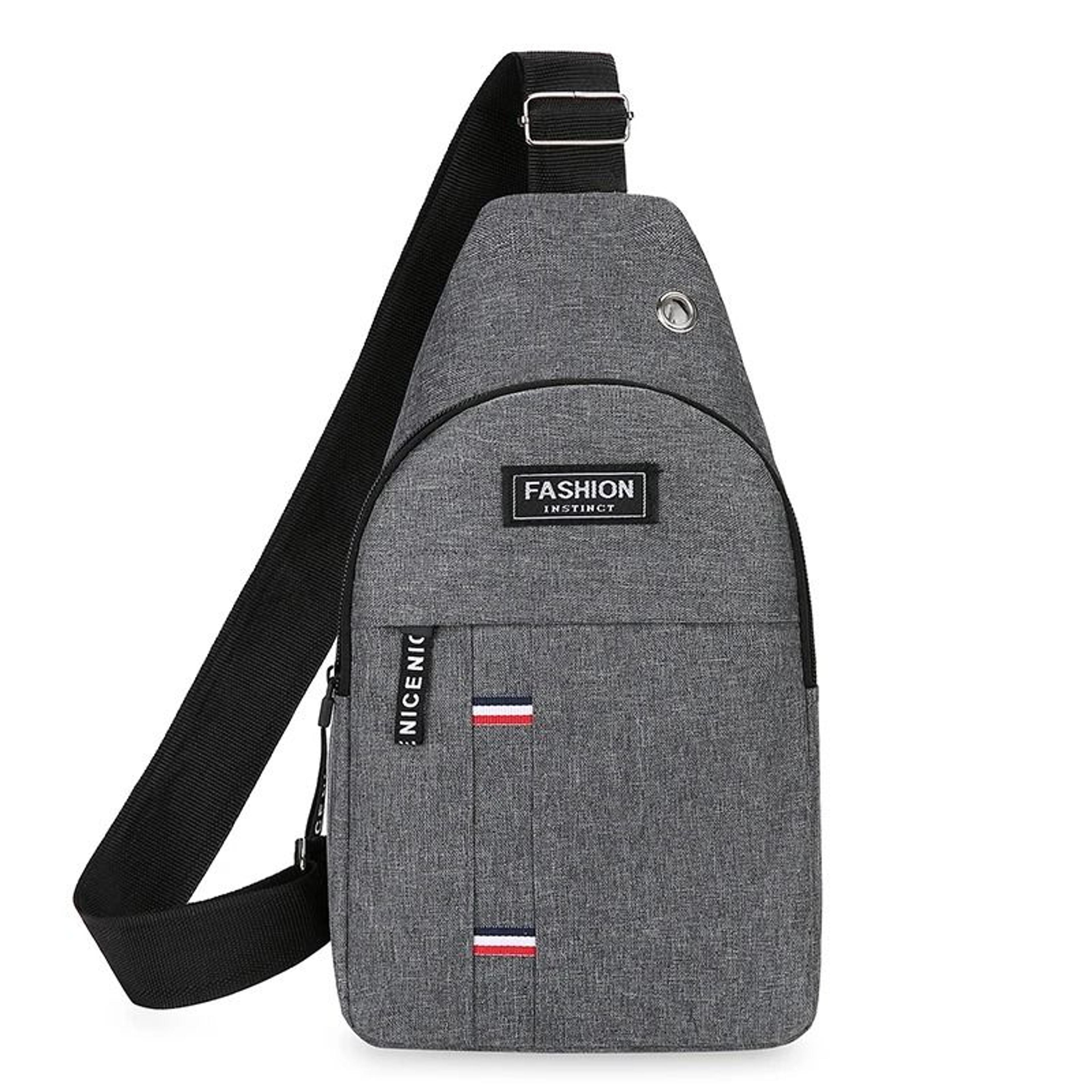mens large capacity one shoulder crossbody chest bag for outdoor sports