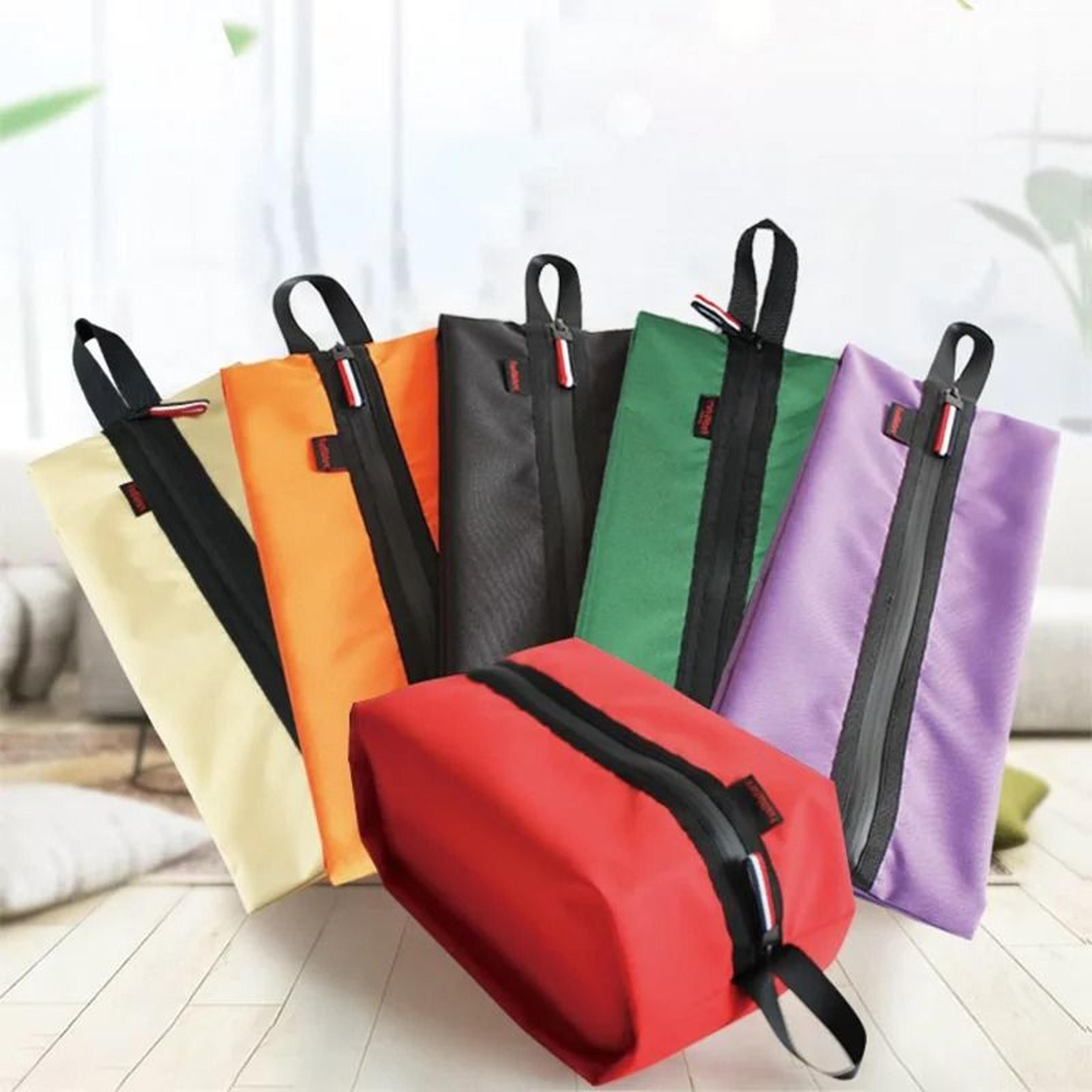 dustproof waterproof oxford travel shoe organizer bag