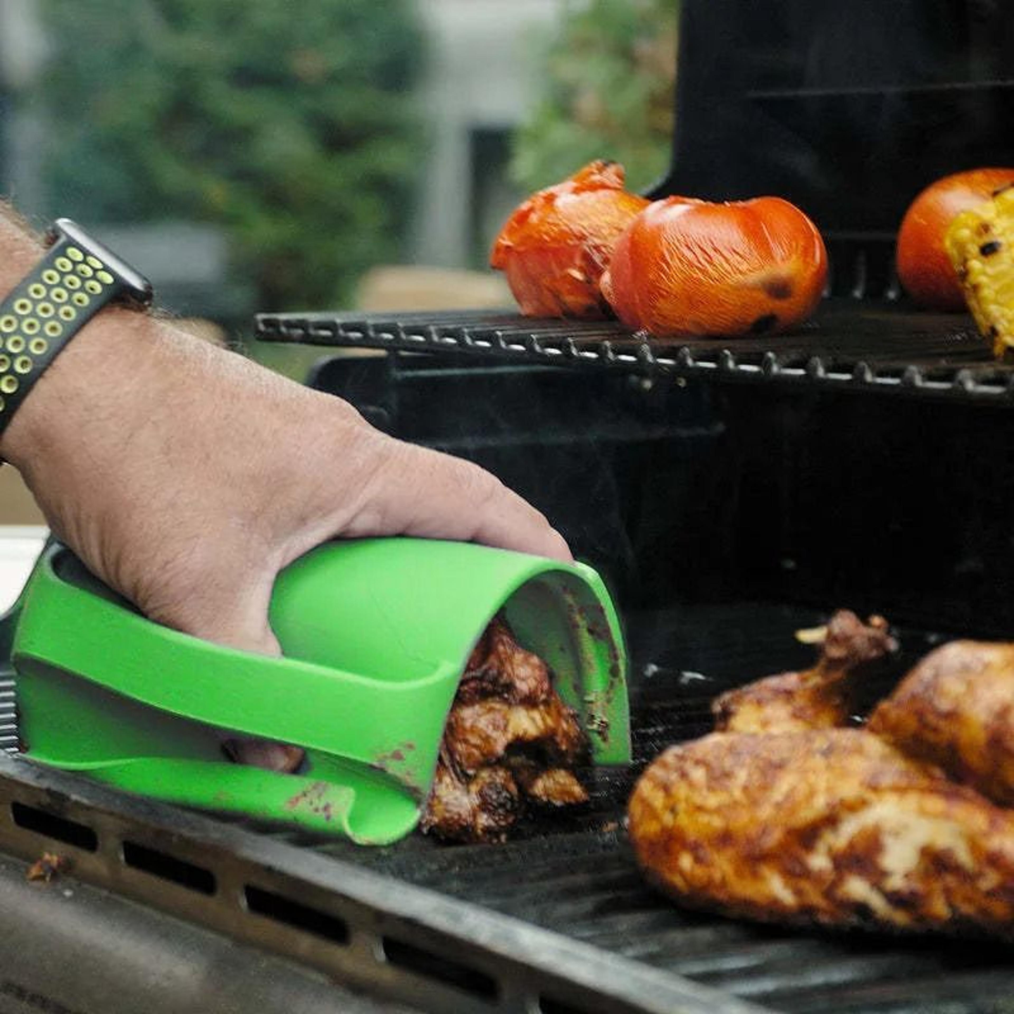safegrip silicone pot clip heat resistant anti slip kitchen tool