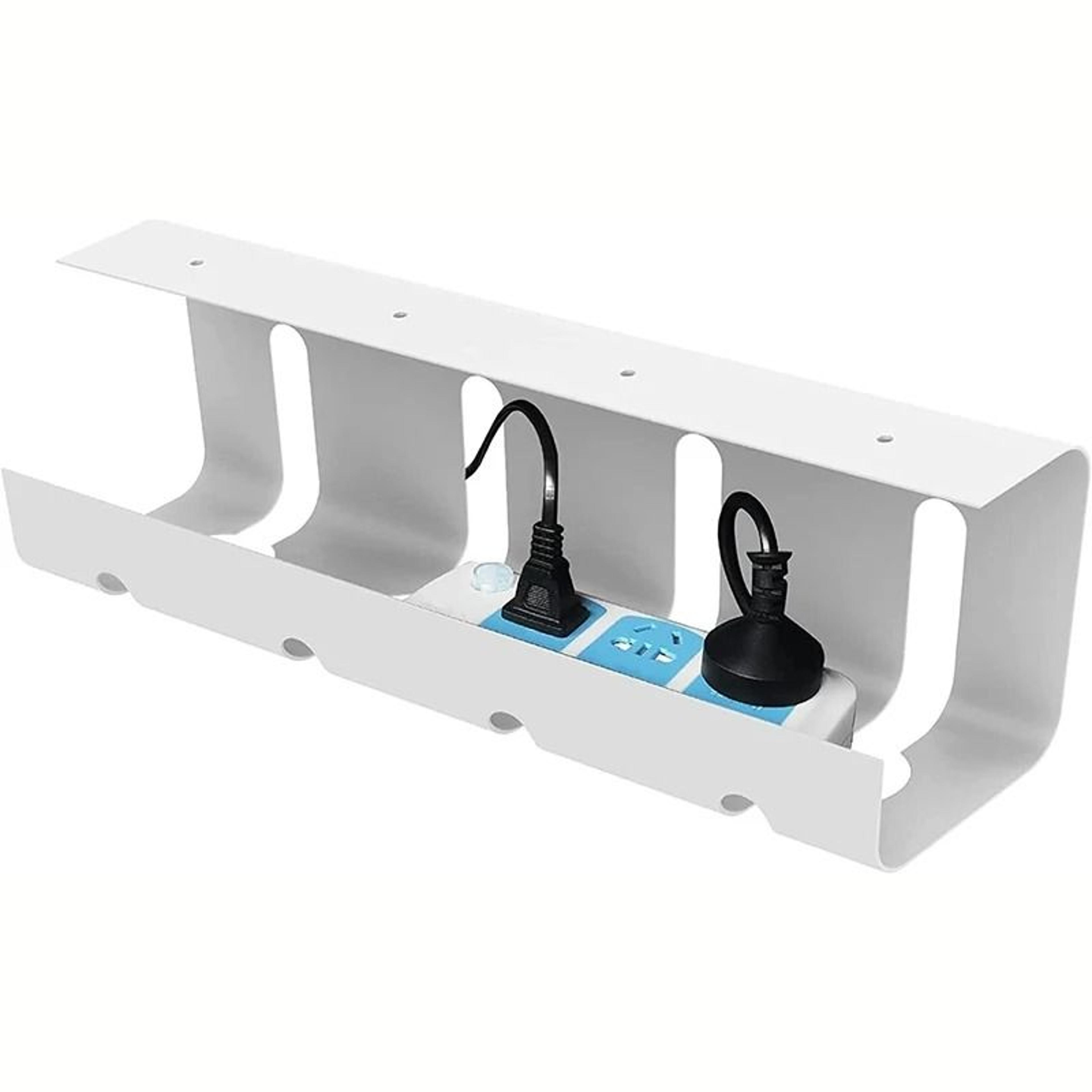 no drill under desk cable management tray steel desk wire organizer