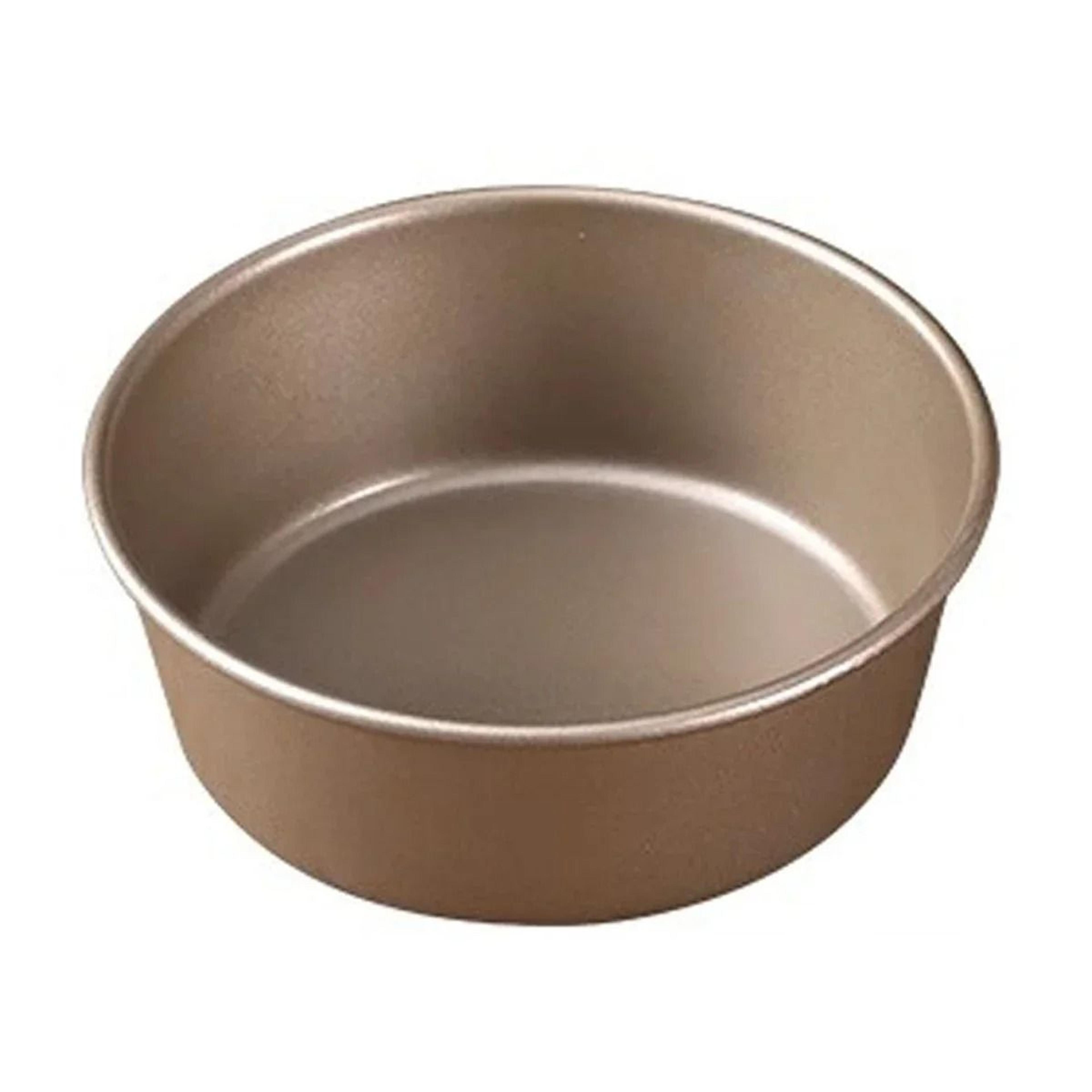 mini round cake mold for air fryer 4 inch carbon steel baking pan for bread tart and dessert baking