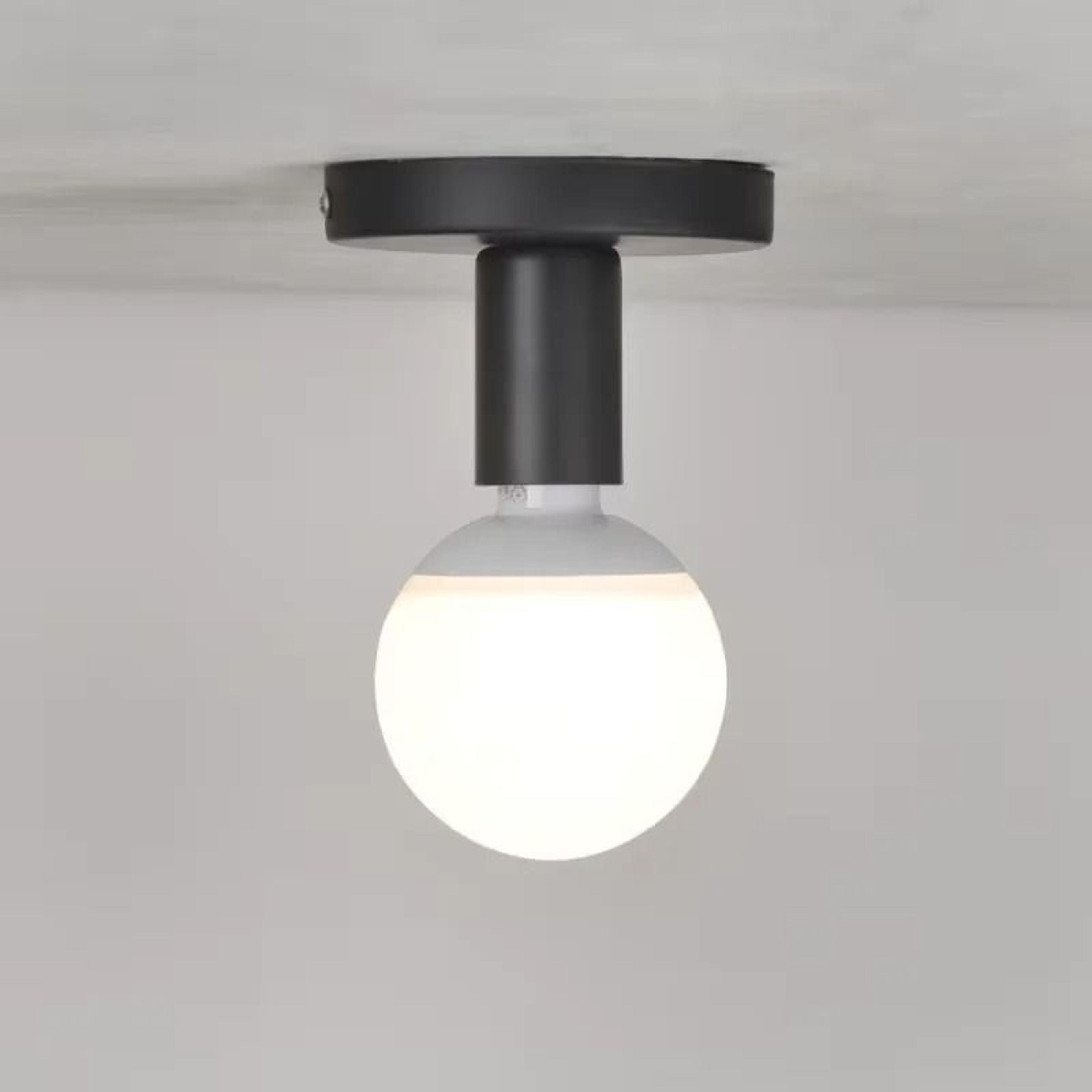 modern e27 lamp base holder nordic iron wall and ceiling light socket