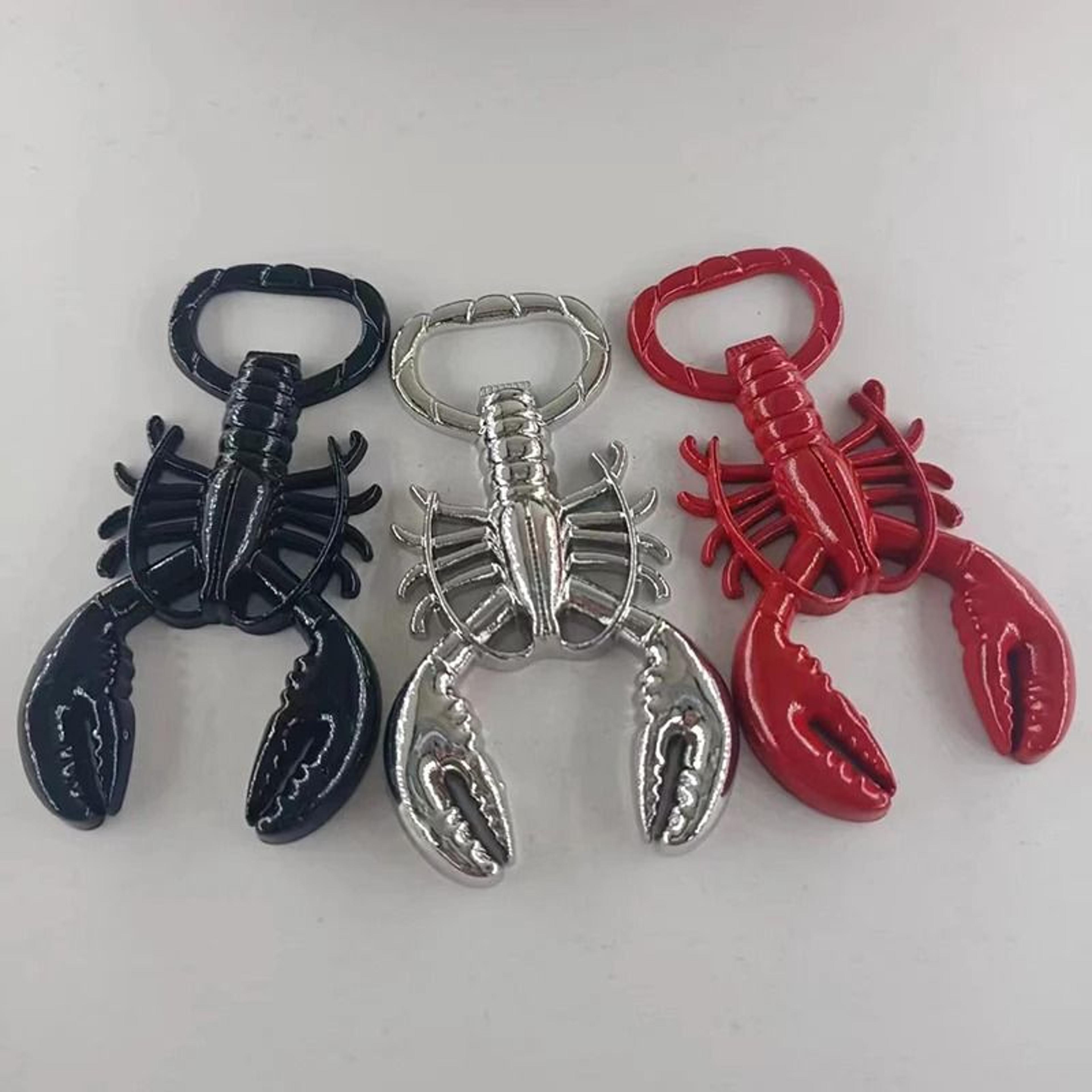 retro lobster bottle opener portable metal corkscrew wine opener for beer and wine