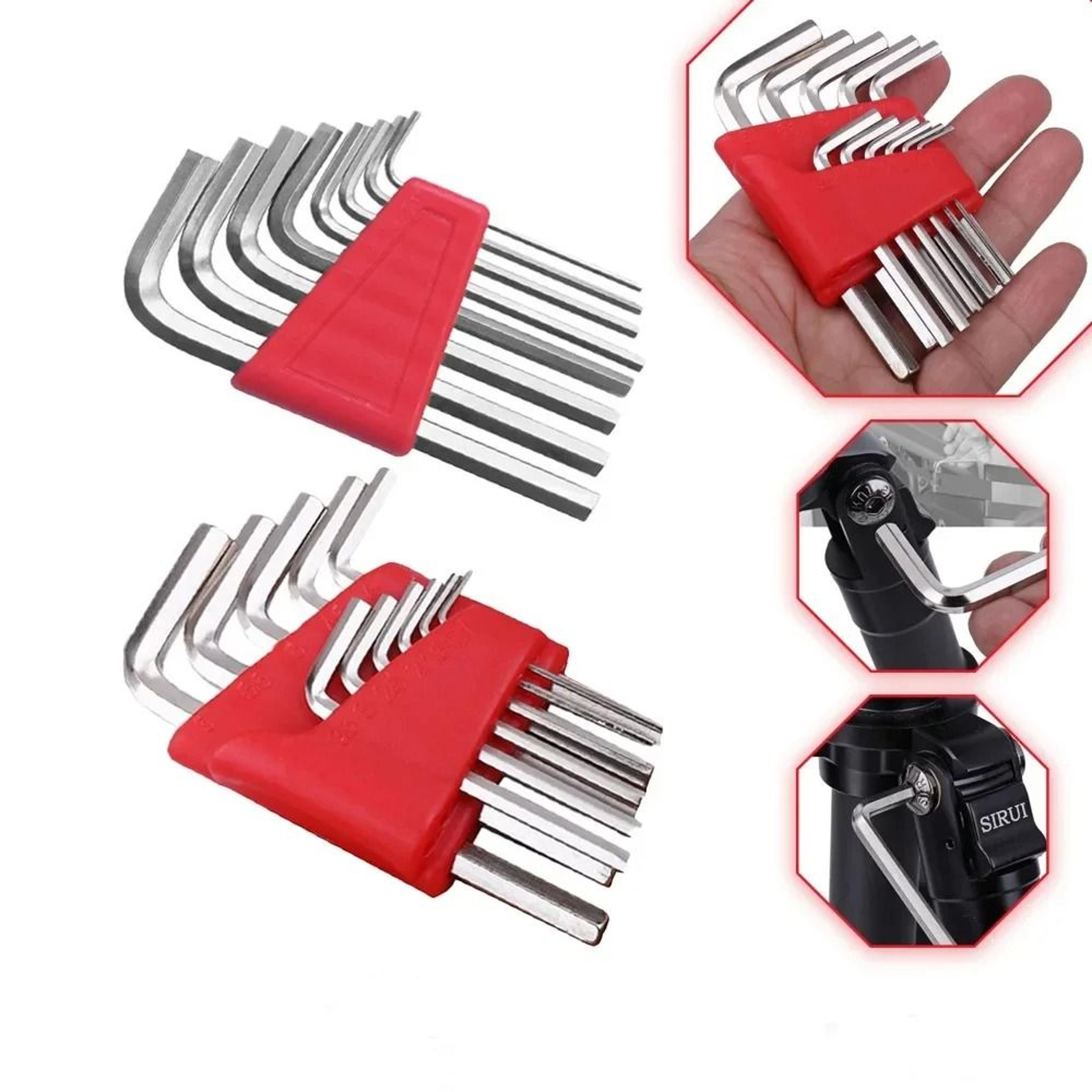 metric allen wrench set short arm hex key set l shape repair tool kit