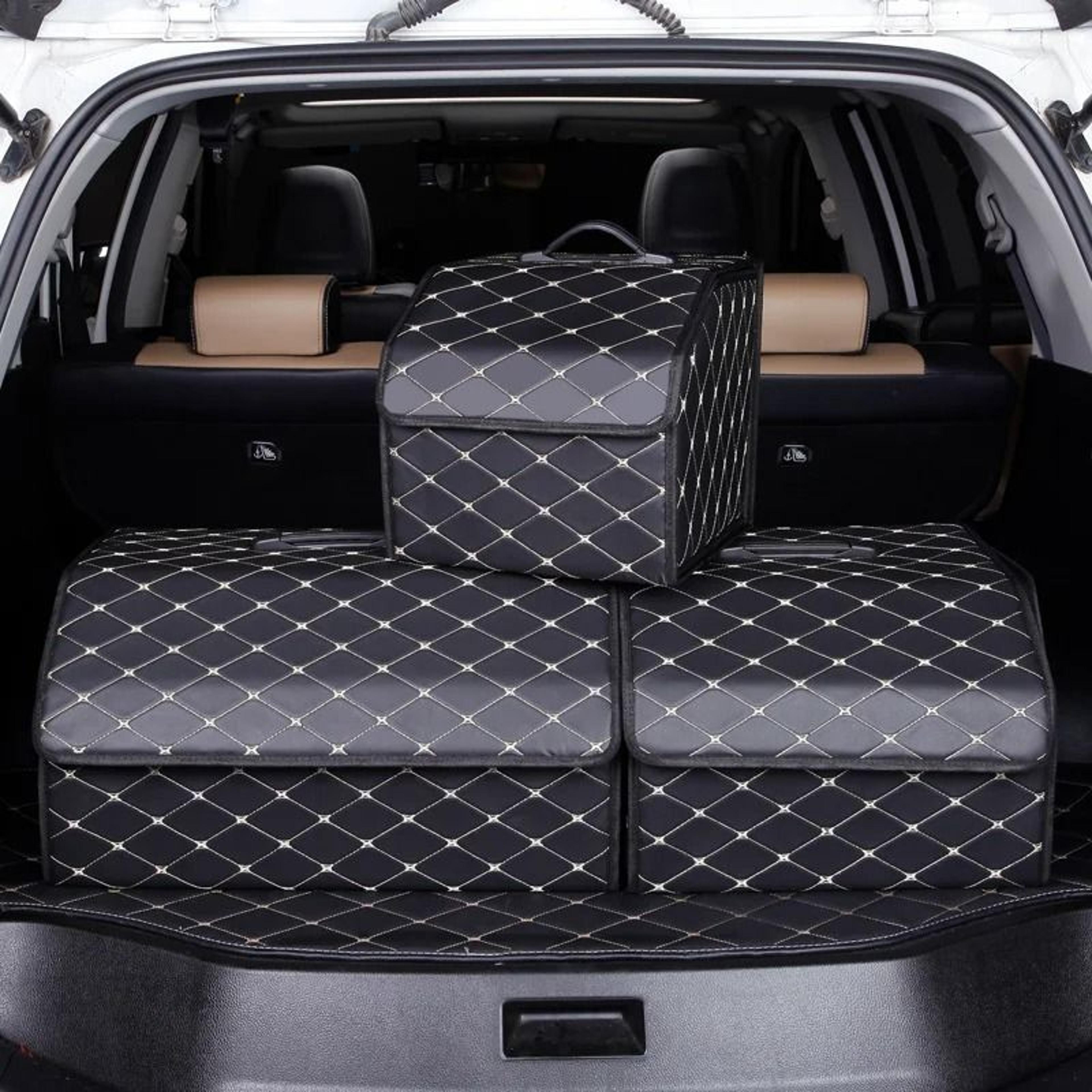 large capacity car trunk organizer box foldable auto storage organizer