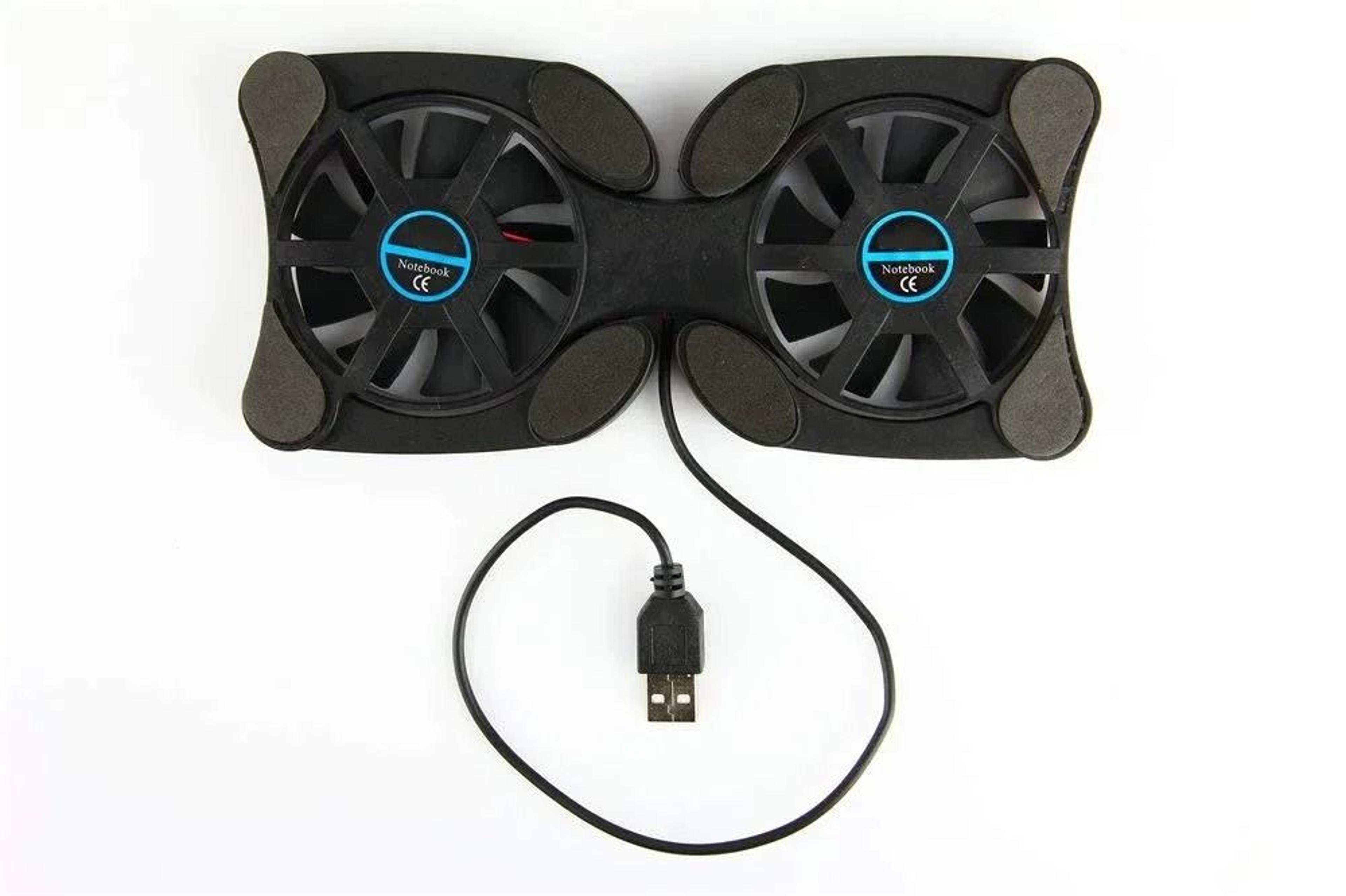 portable foldable laptop cooling pad dual fan mini laptop cooler usb notebook cooling stand