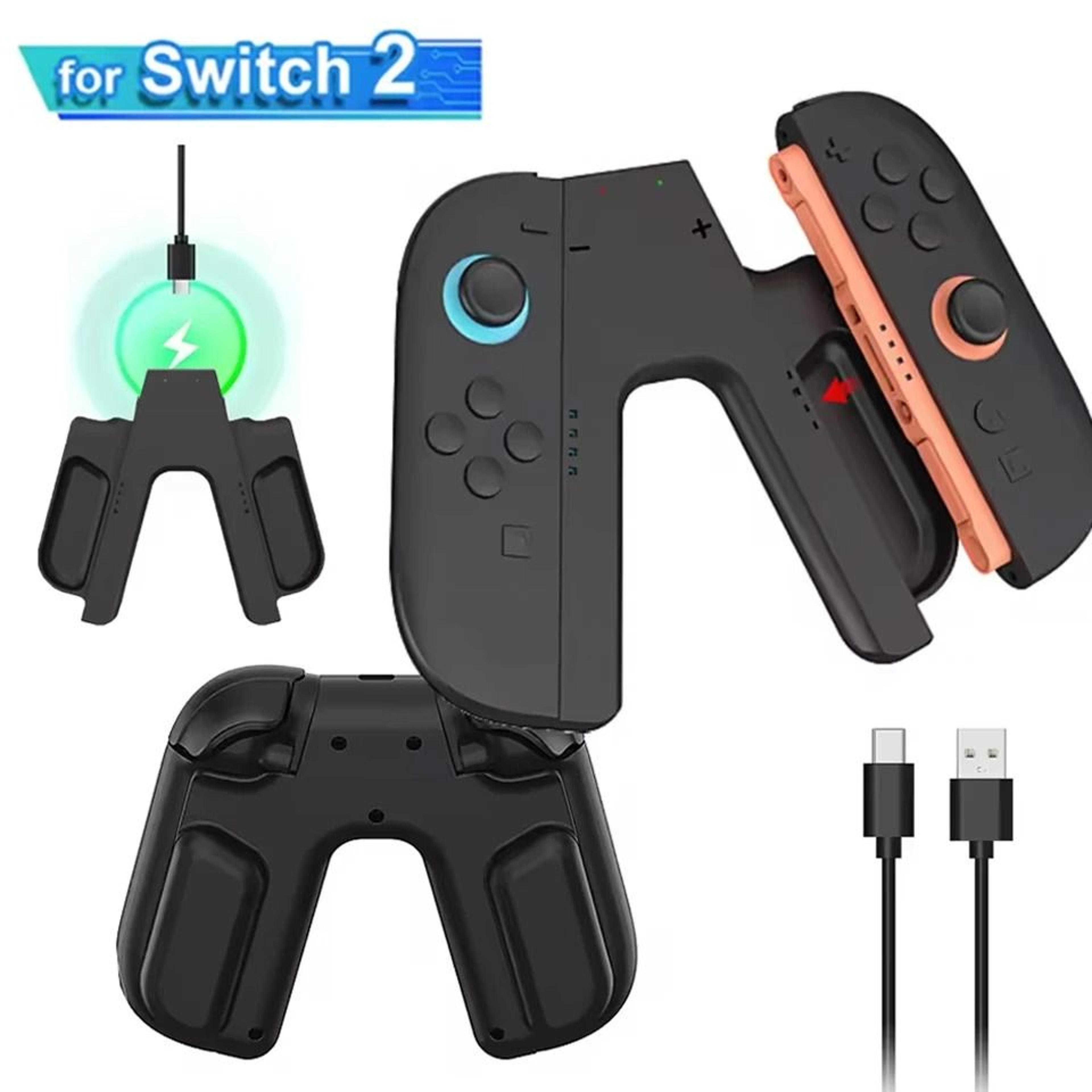 nintendo switch 2 joycon charging grip controller handle charging dock station