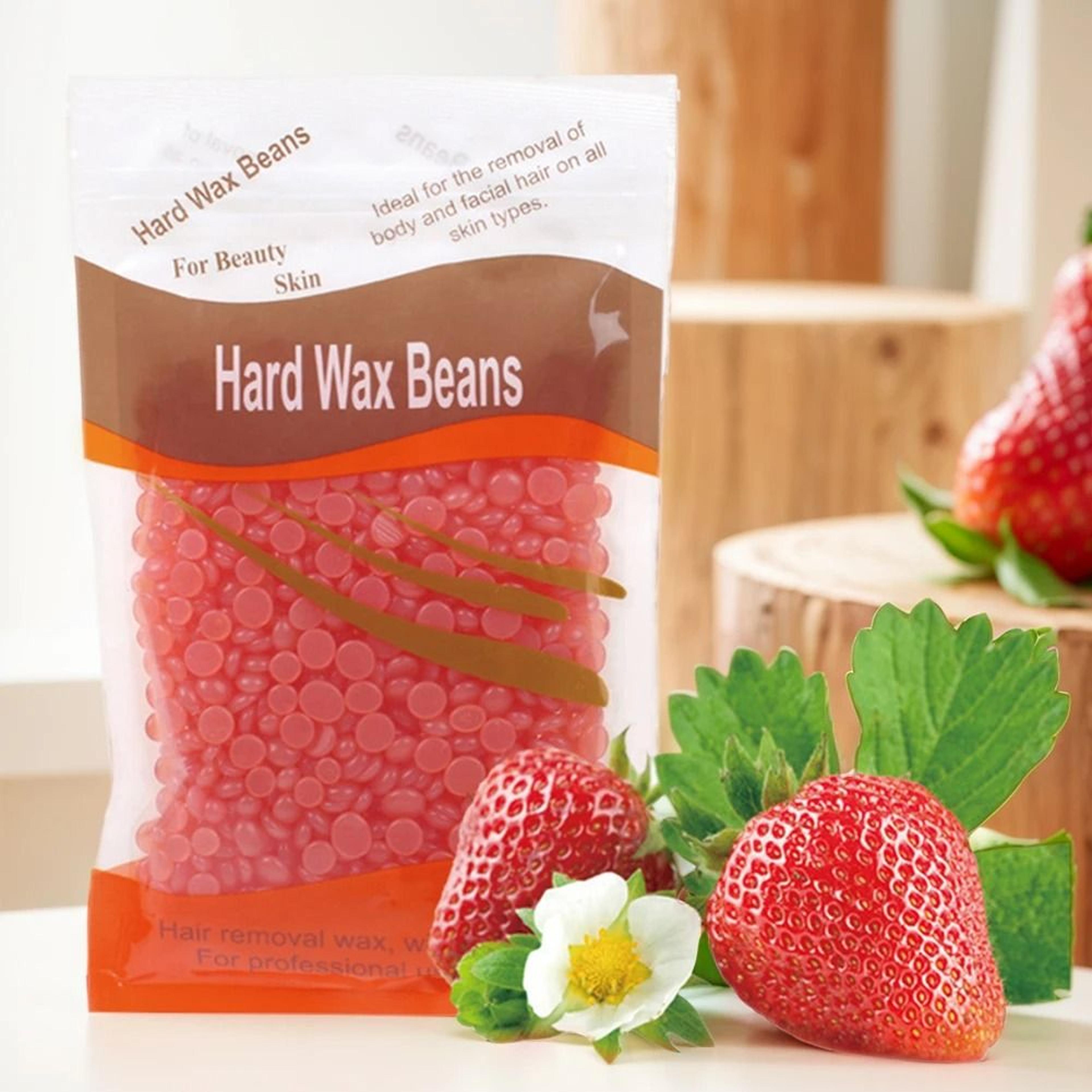 natural hard wax beans for hair removal stripless depilatory wax beads for face and underarm