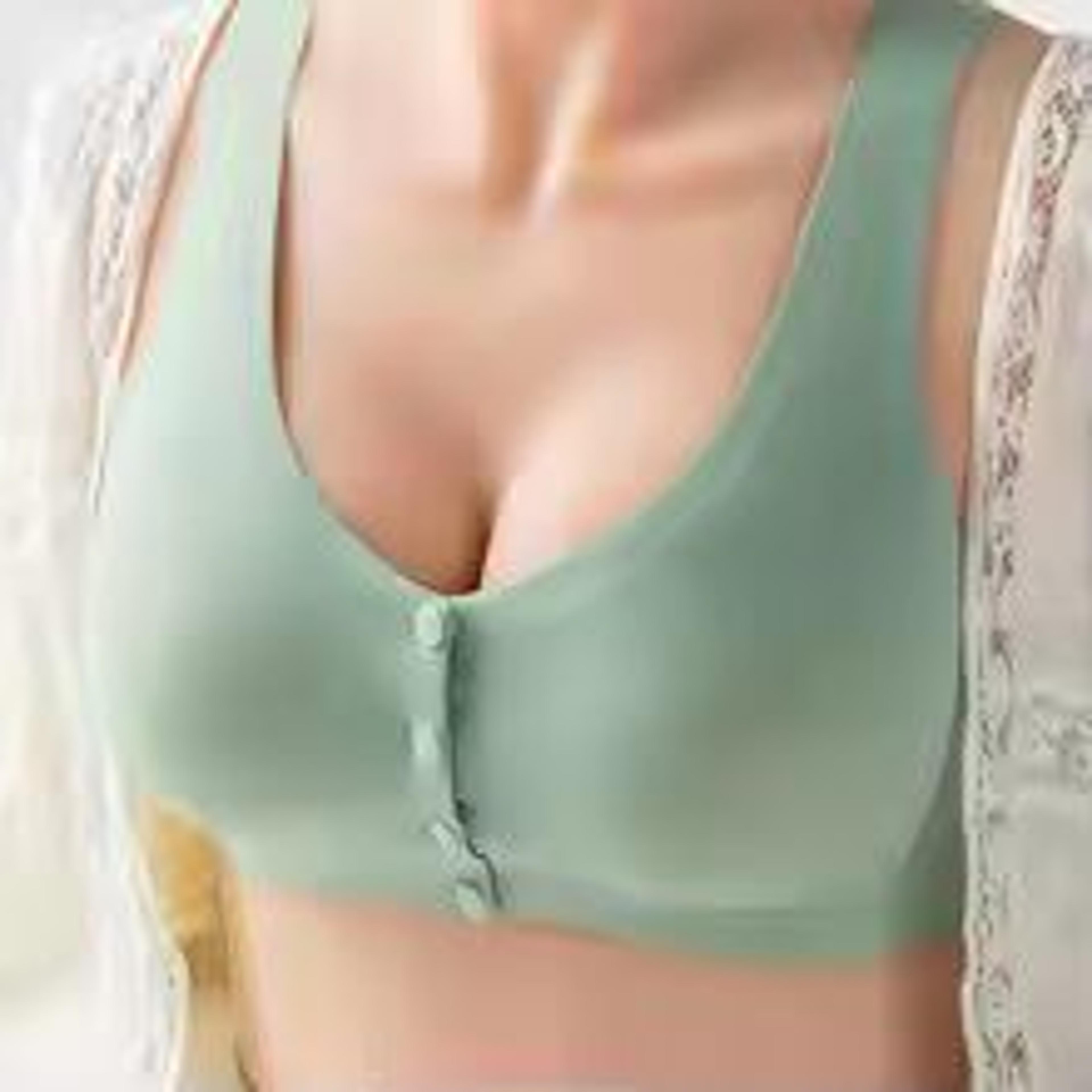 lightweight summer nursing bra front opening wireless maternity bralette