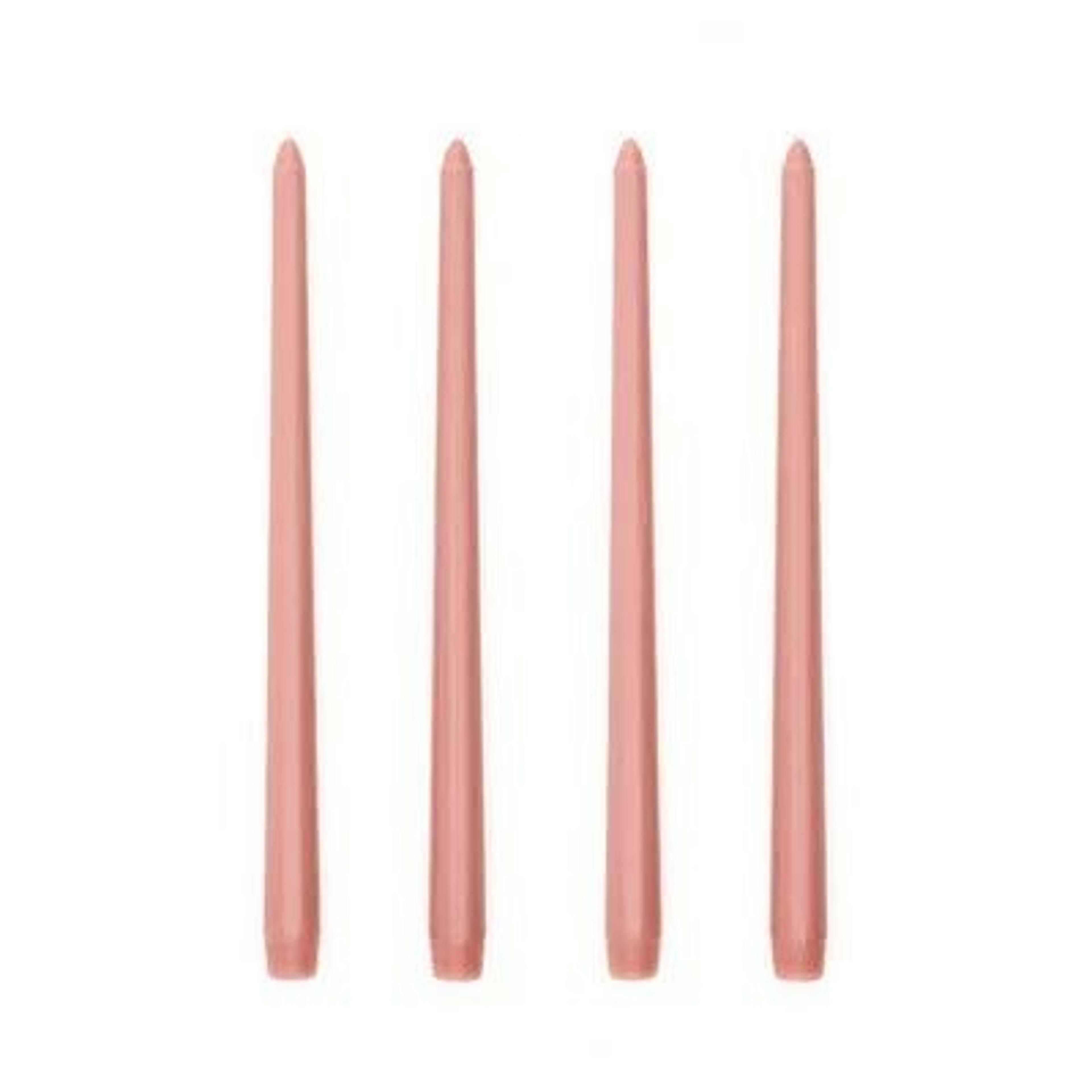 30cm dripless taper candles unscented long burning dinner candles set of 4