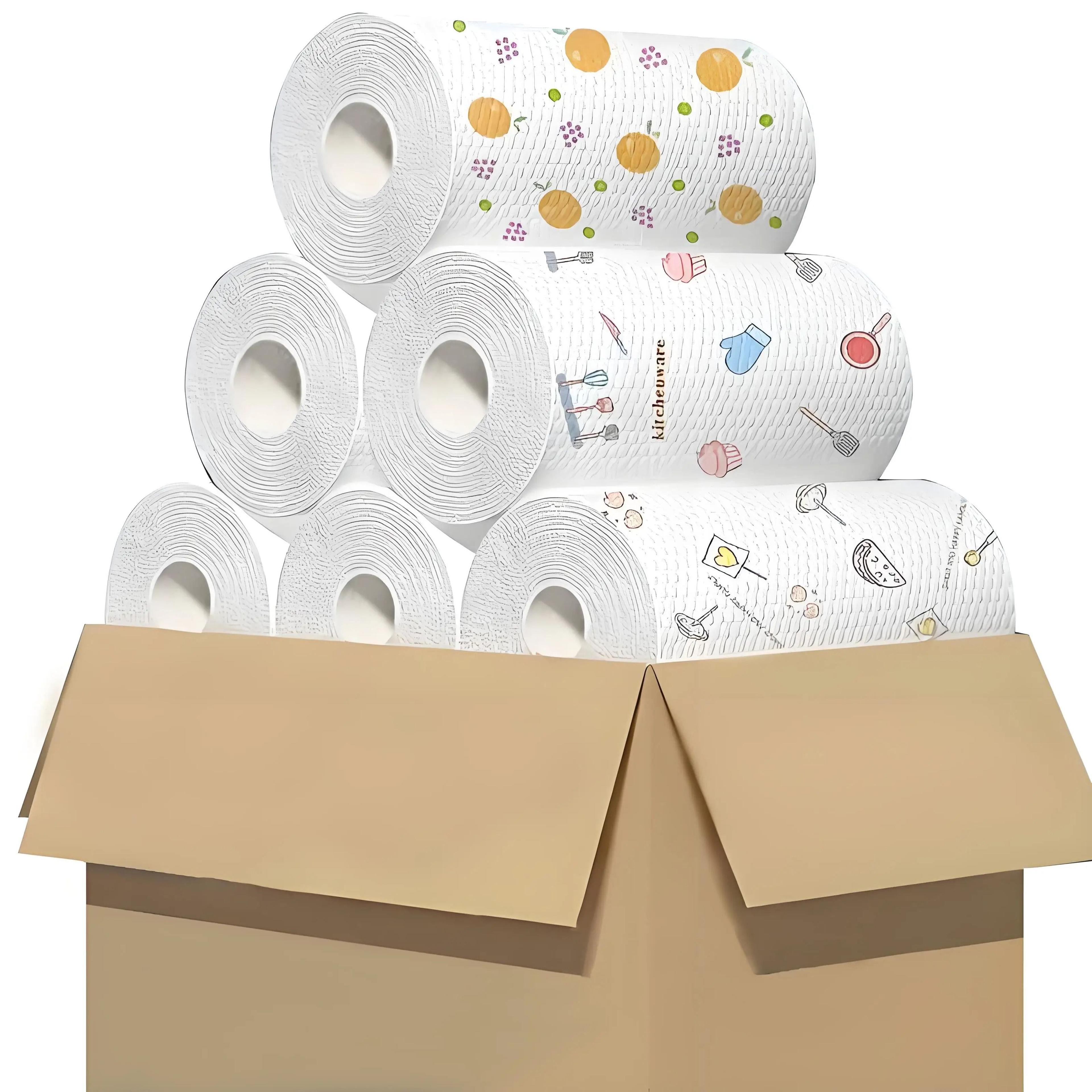 disposable kitchen cleaning cloths oil resistant dishwashing cloth wet and dry non stick cleaning towels