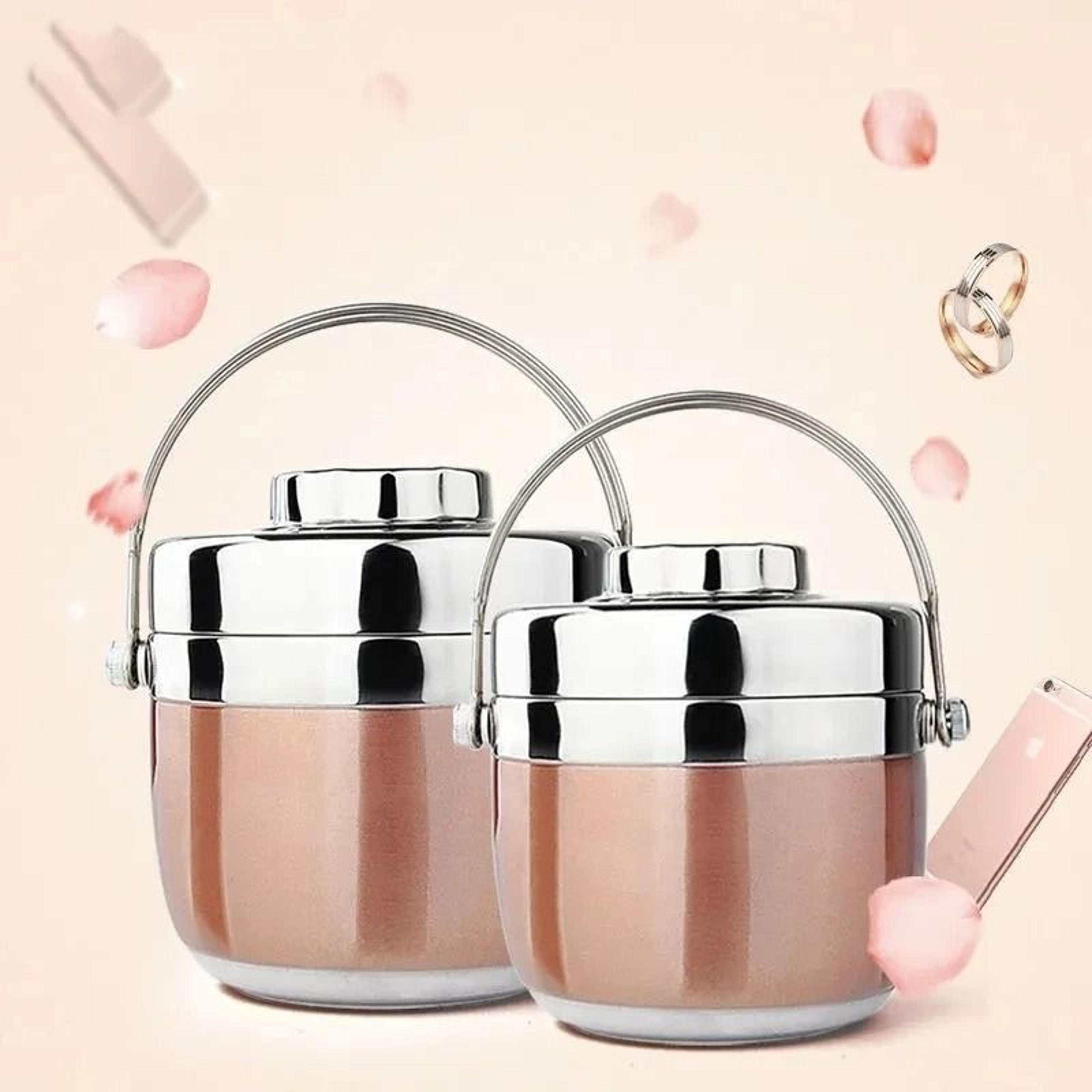 thermal food jar stainless steel soup thermos with insulated bag leakproof lunch container