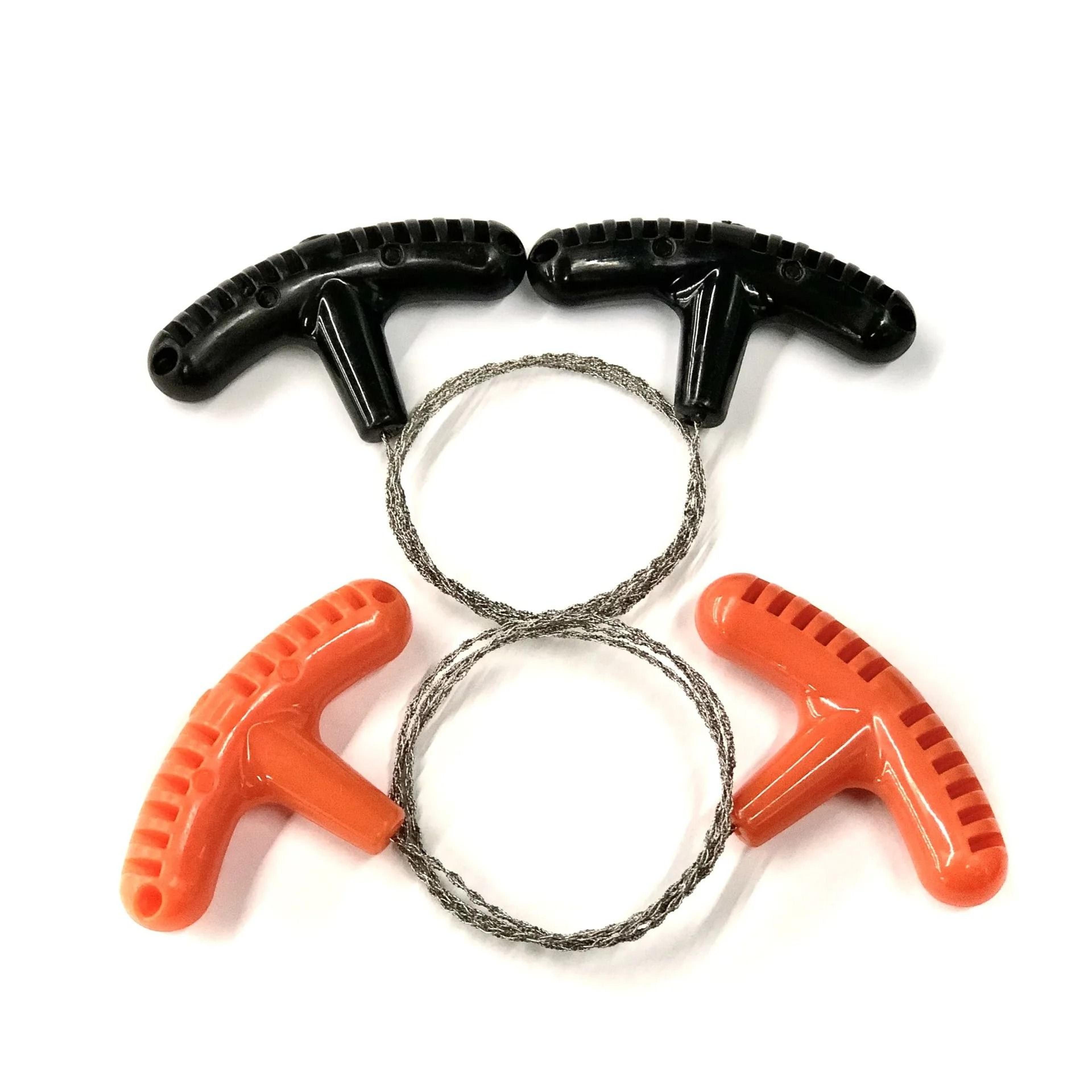 portable wire saw stainless steel survival chain saw camping tool