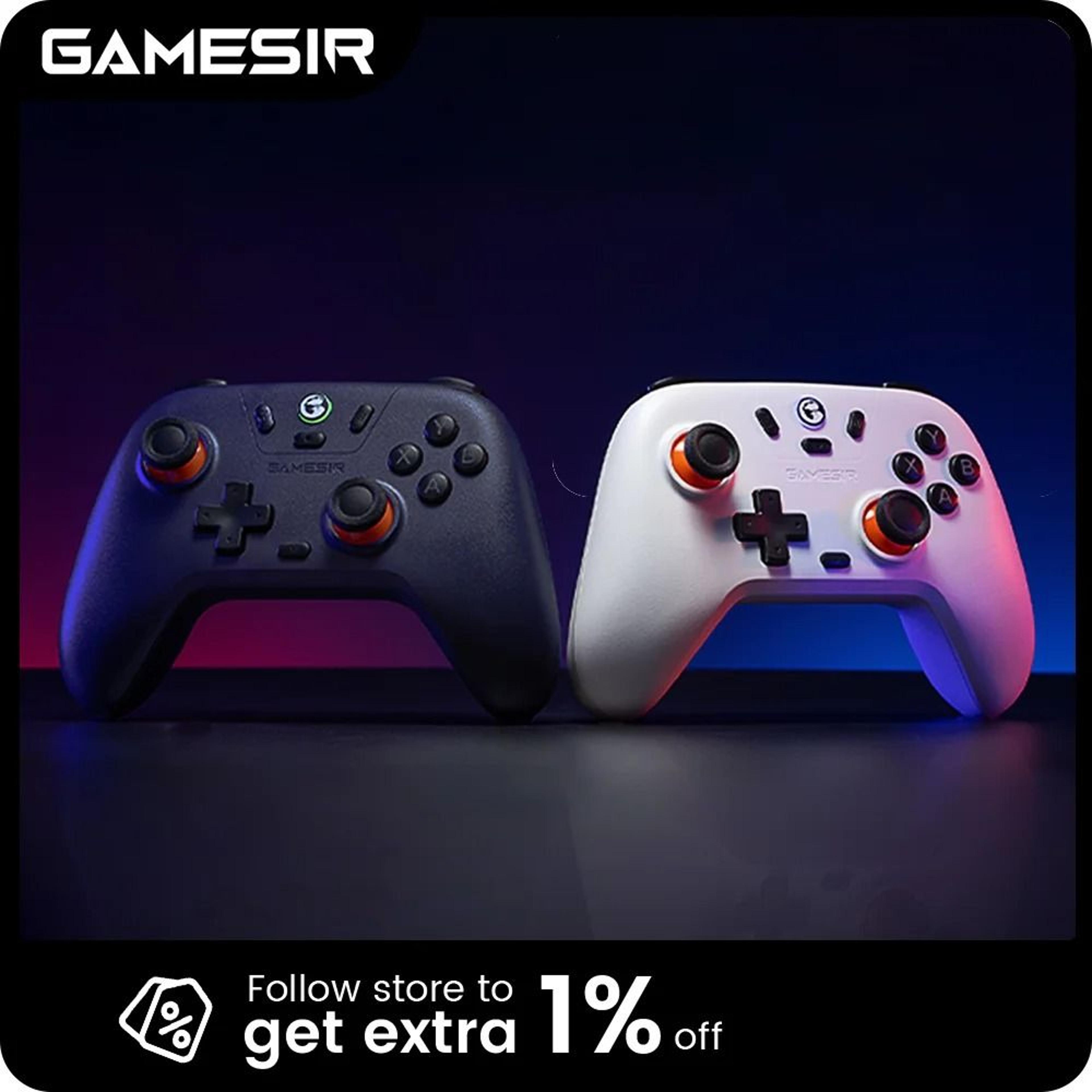 gamesir t4 nova lite wireless controller hall effect bluetooth gamepad for switch pc mobile
