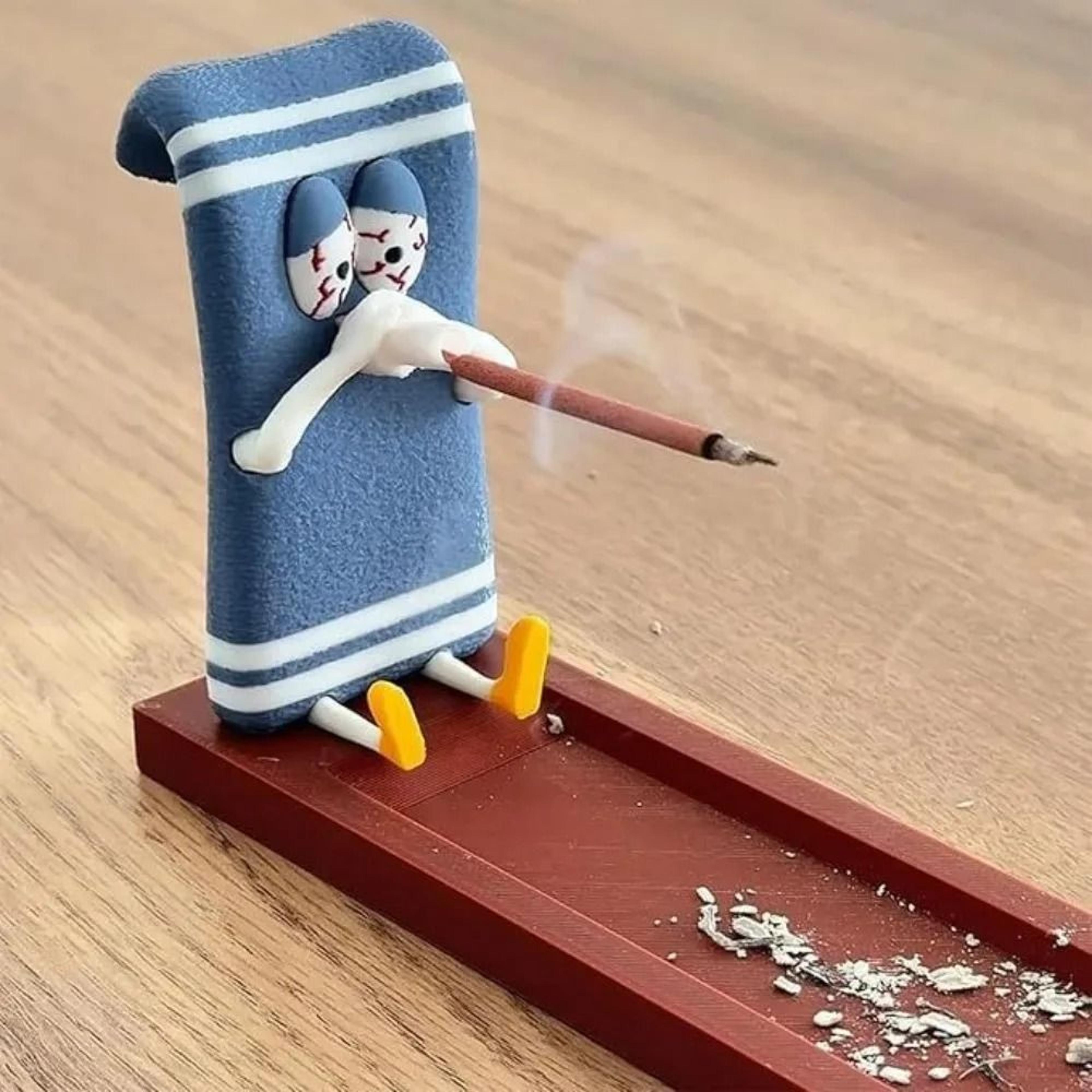 creative funny incense stick holder heat resistant decorative burner
