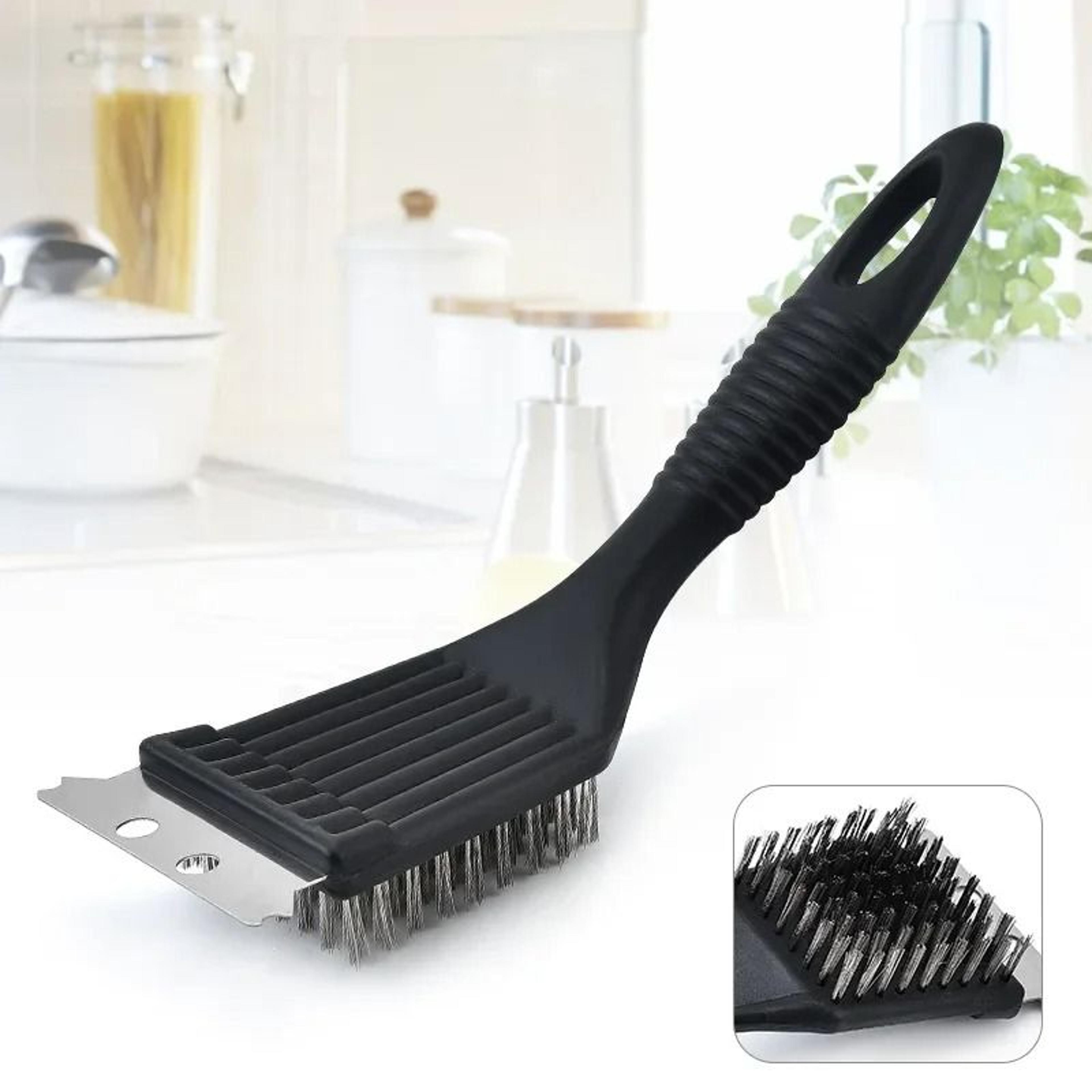 bbq grill brush steel wire heavy duty barbecue cleaning tool