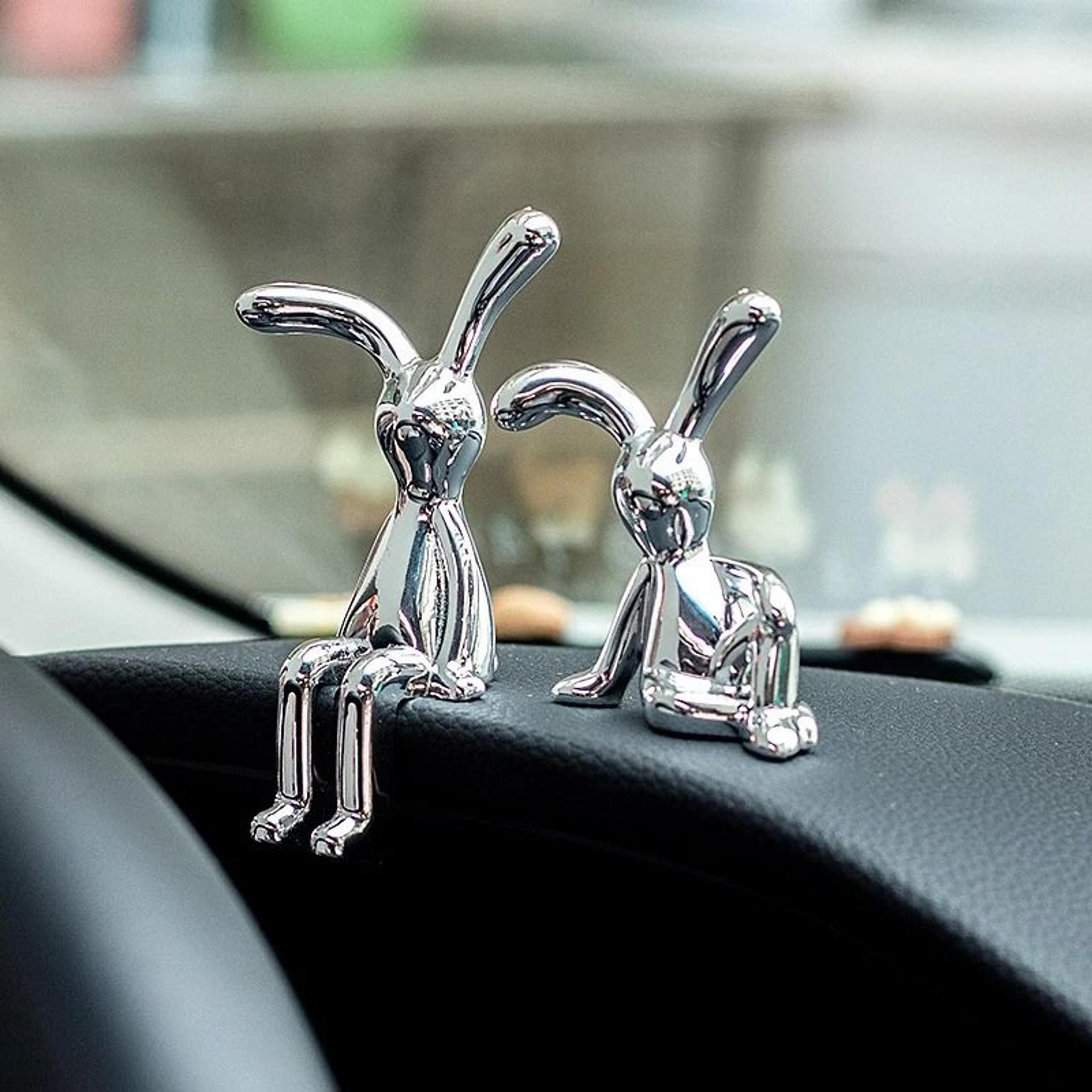 scandinavian rabbit statue modern long eared bunny ornament decorative home accent