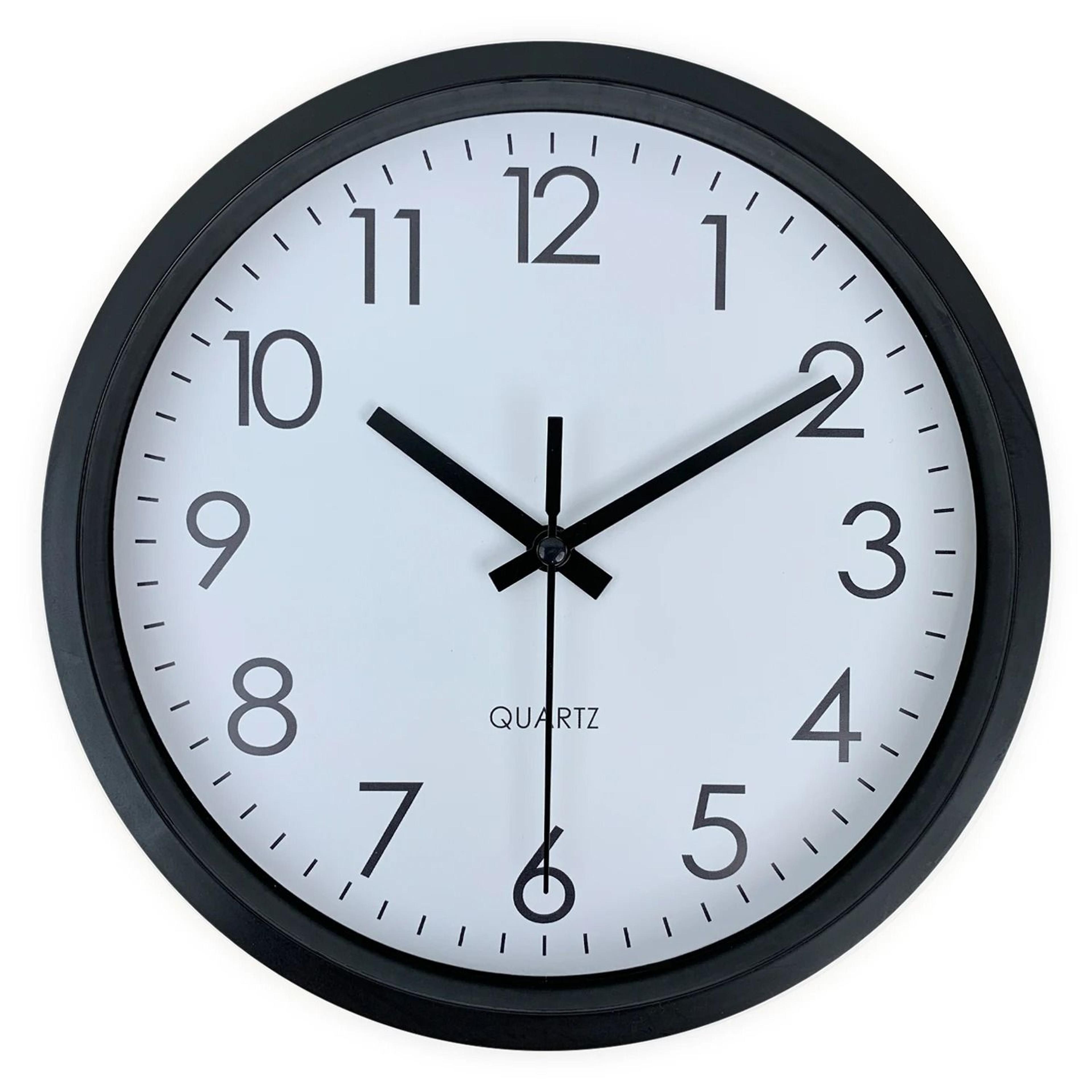 modern silent non ticking wall clock minimalist simple home decor