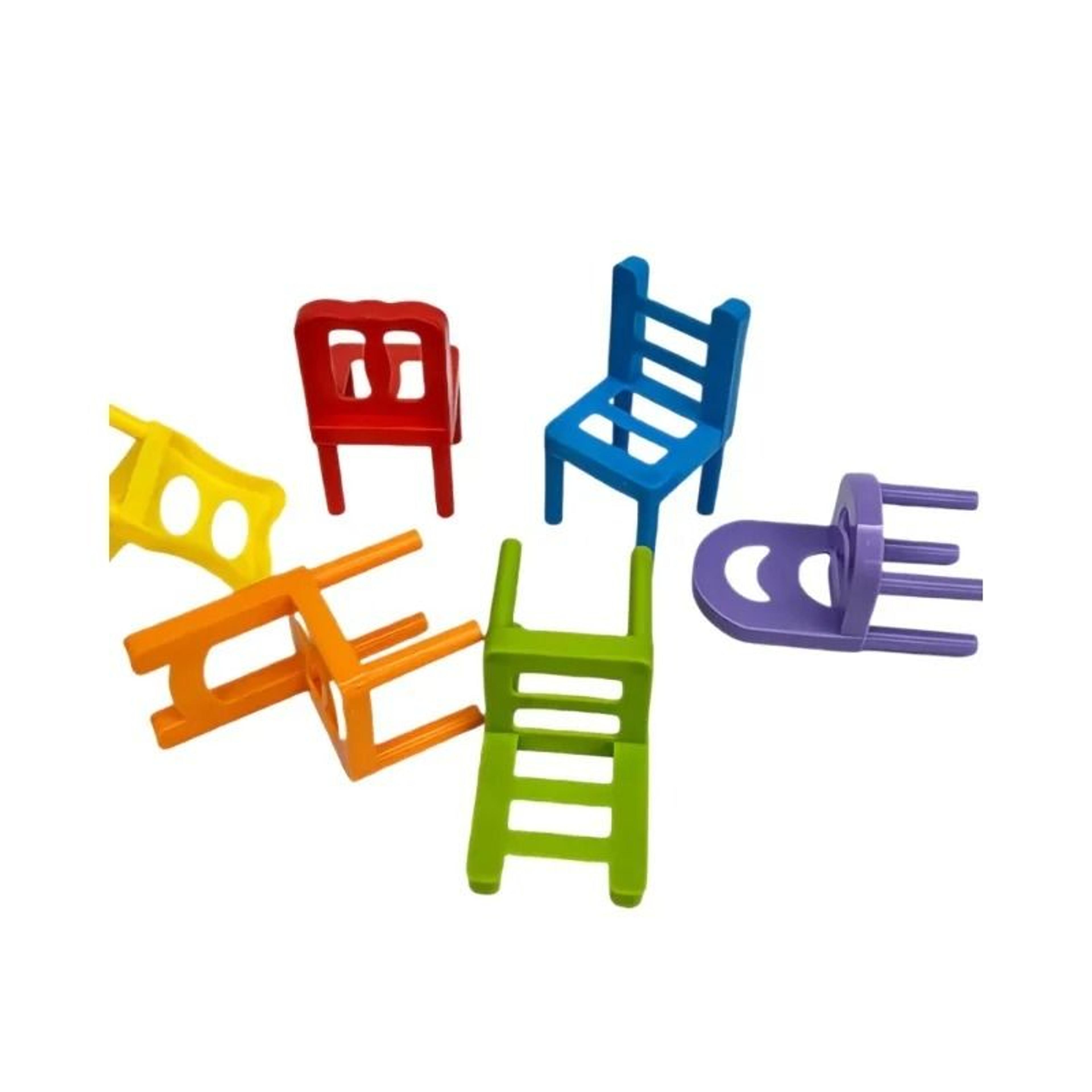 educational stacking chairs toy balance building blocks interactive game