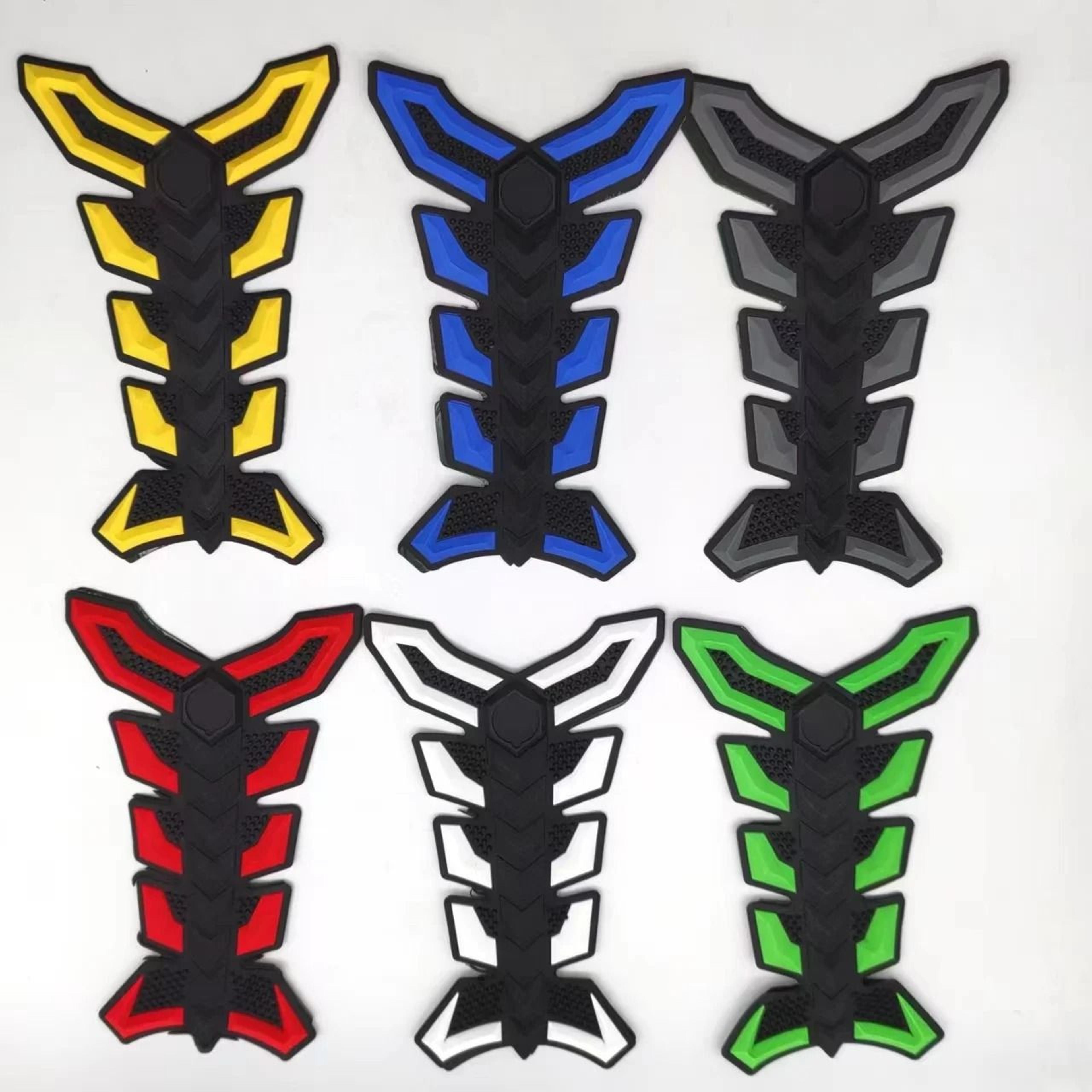 motorcycle tank pad protector sticker 3d rubber fuel tank protection cover