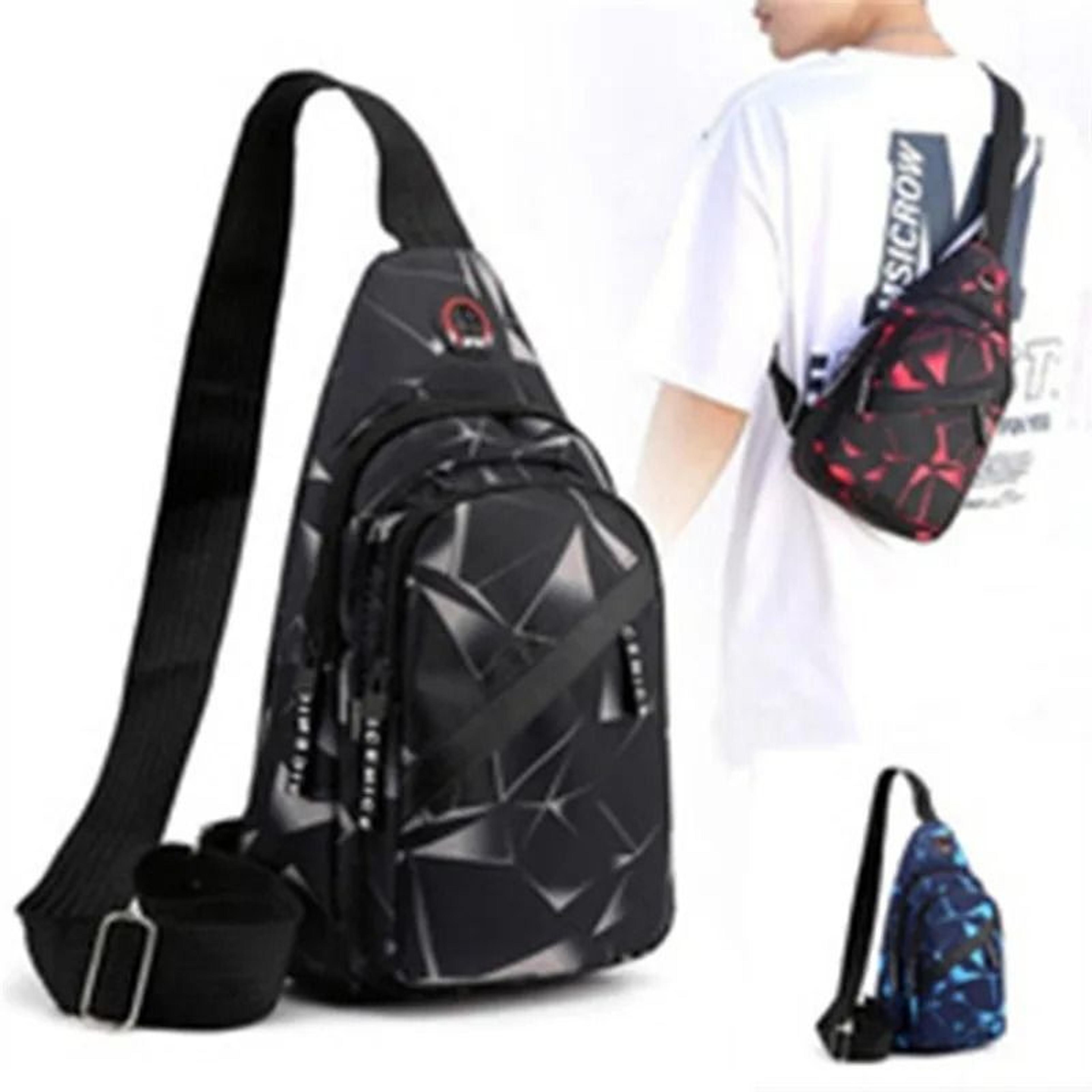 crossbody chest bag oxford cloth lightweight casual sling travel bag