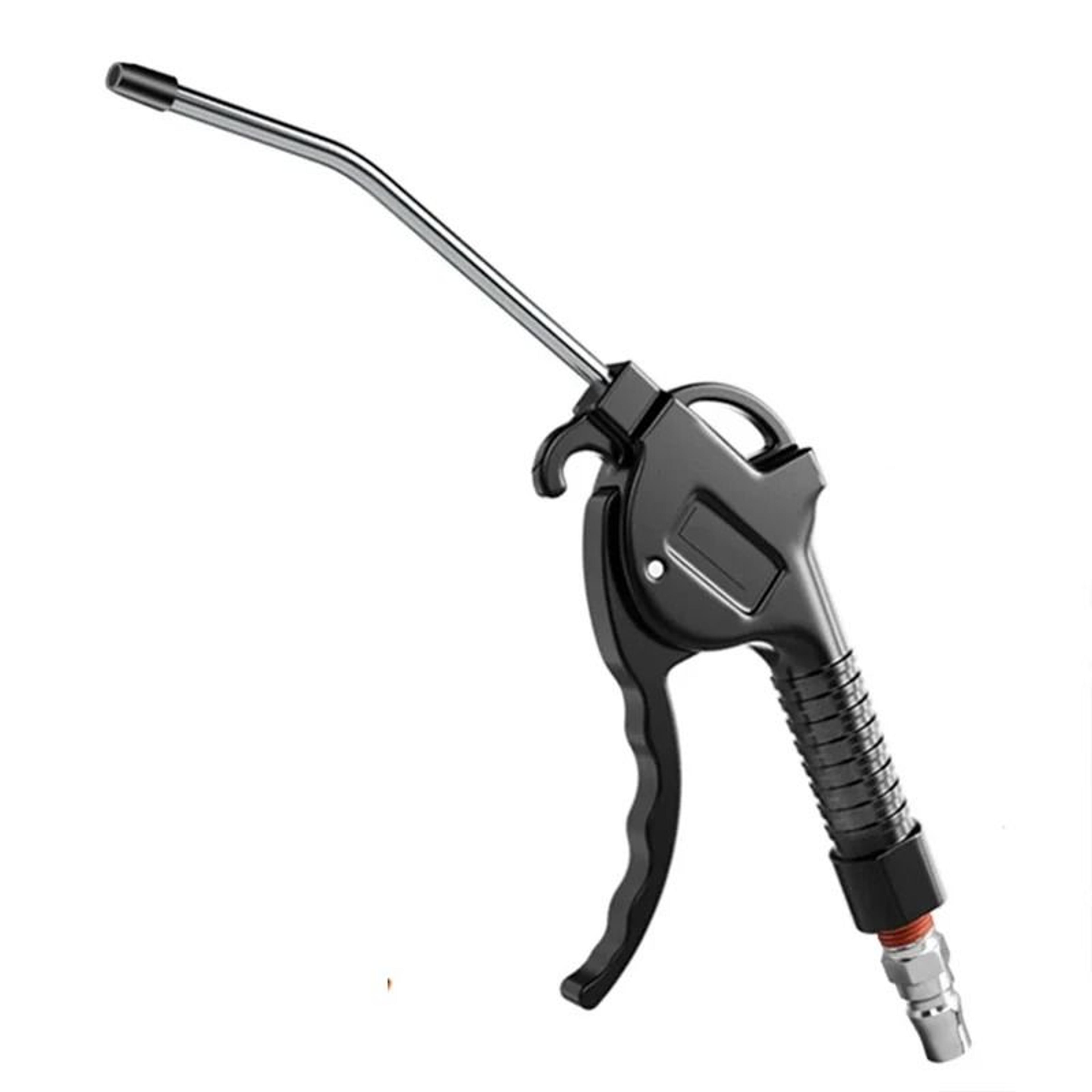 high flow air blow gun with angled nozzle for air compressor cleaning