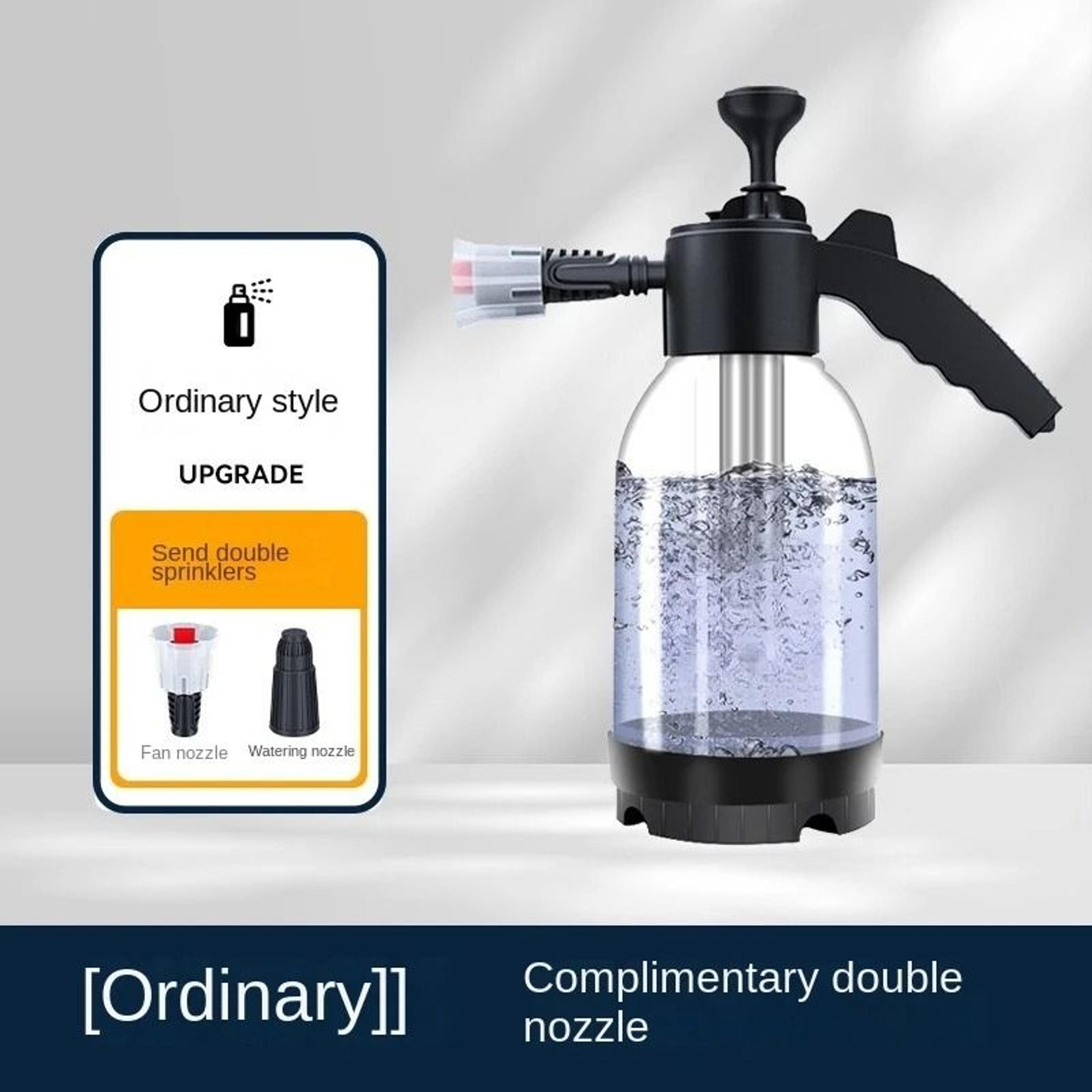 2l hand pump foam sprayer snow foam cannon with adjustable nozzles