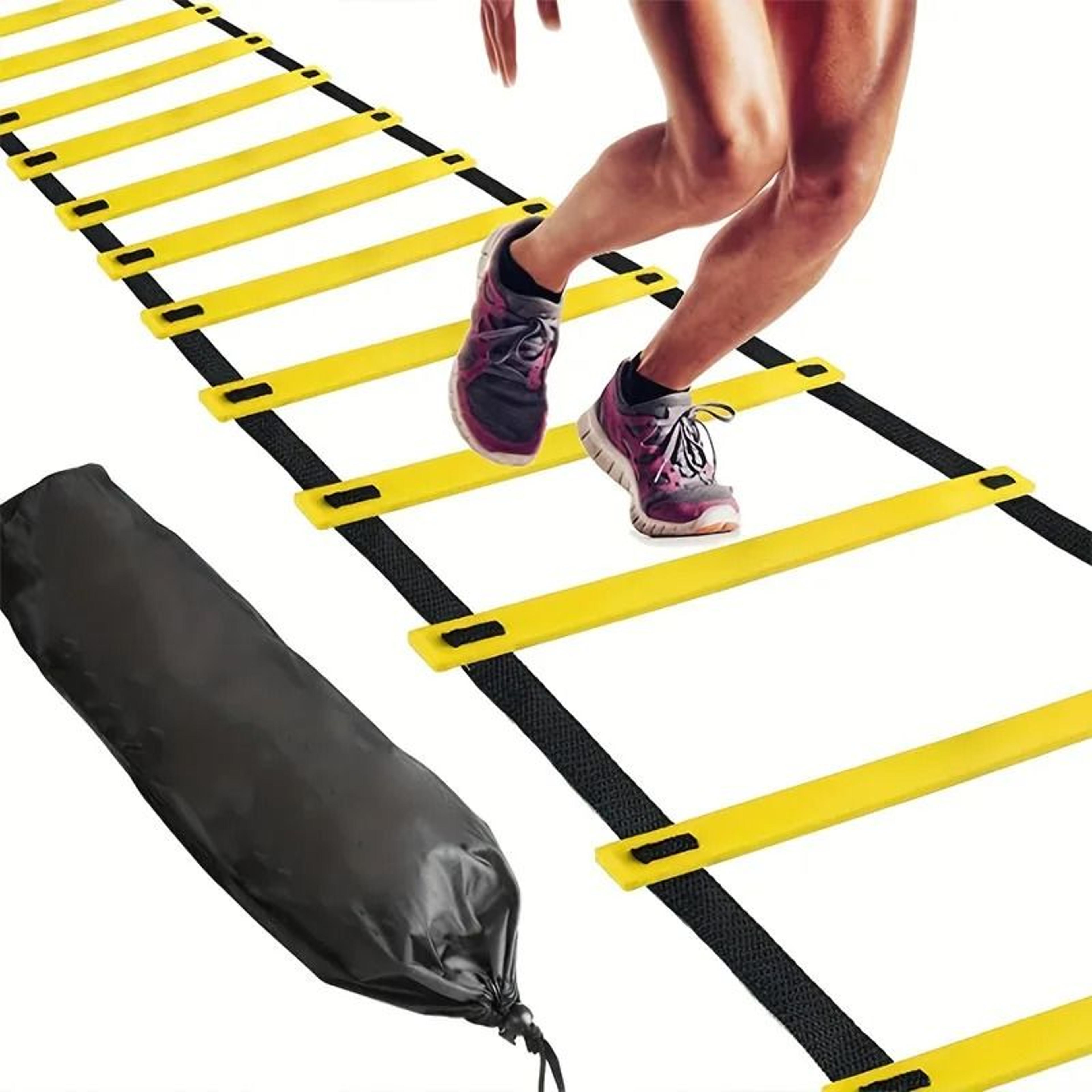 adjustable agility ladder speed training equipment for football and fitness