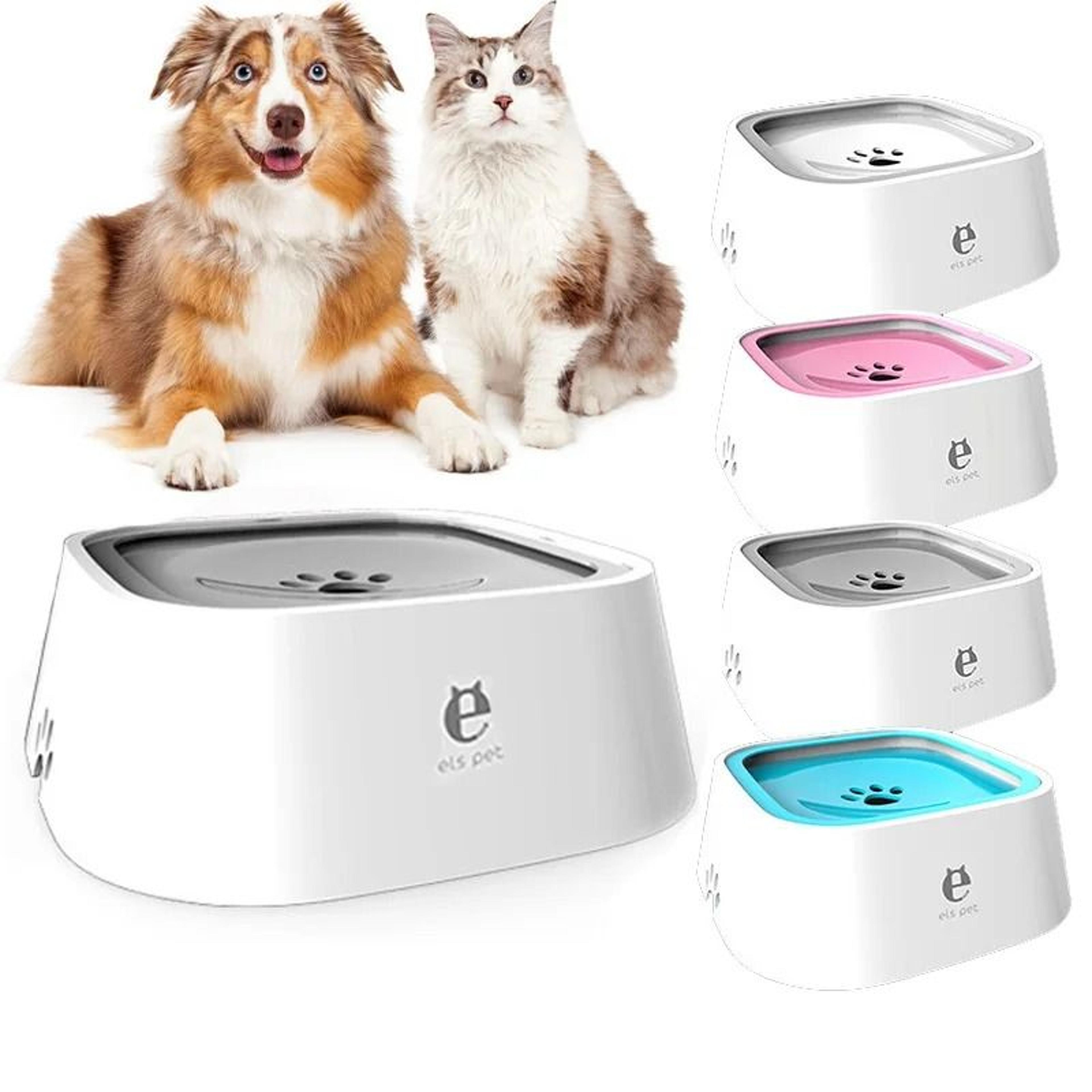 no spill dog water bowl floating anti splash slow drinking pet bowl