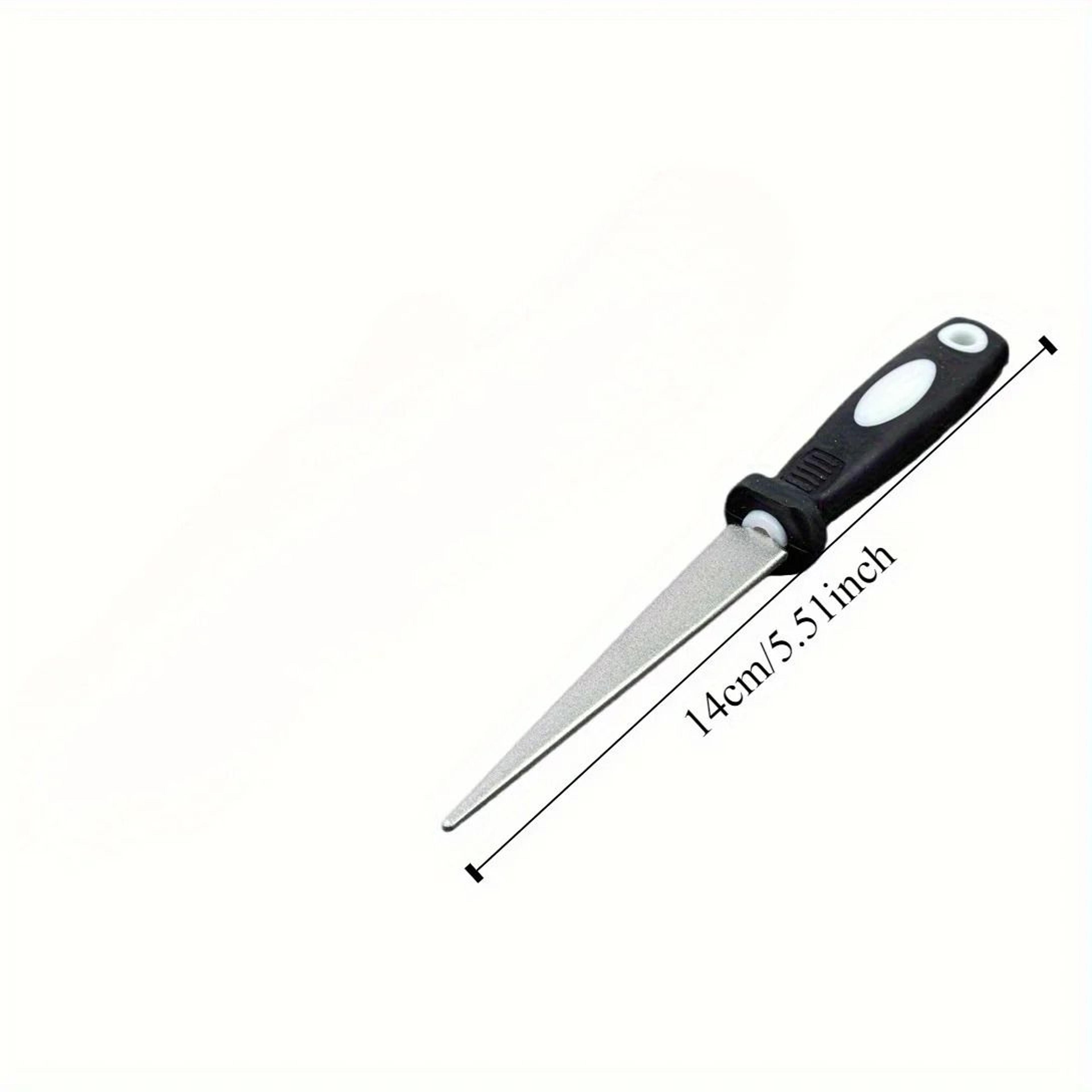 diamond sharpening stone double sided knife sharpener with curved edge design