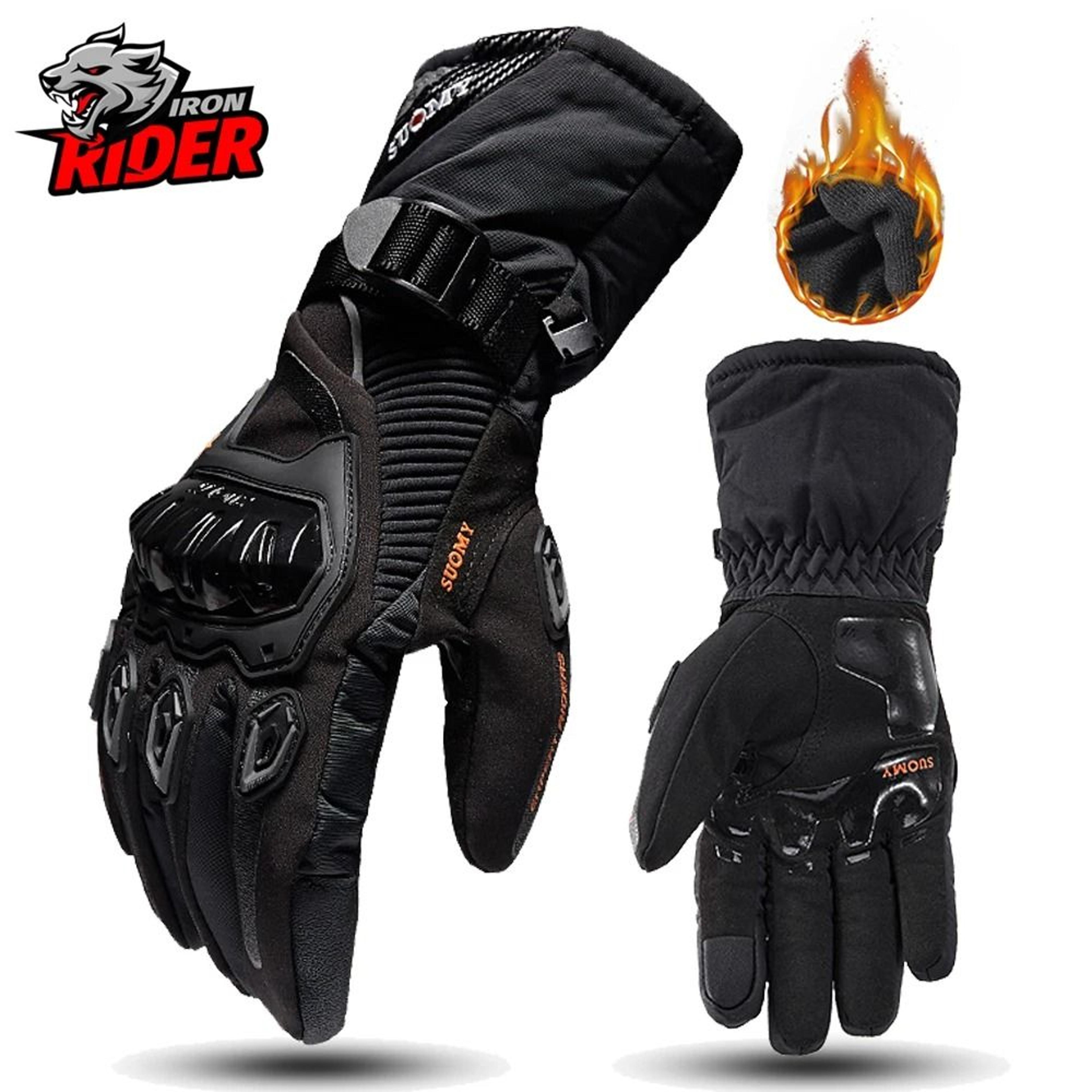 motorcycle gloves waterproof winter riding gloves with touch screen and windproof protection