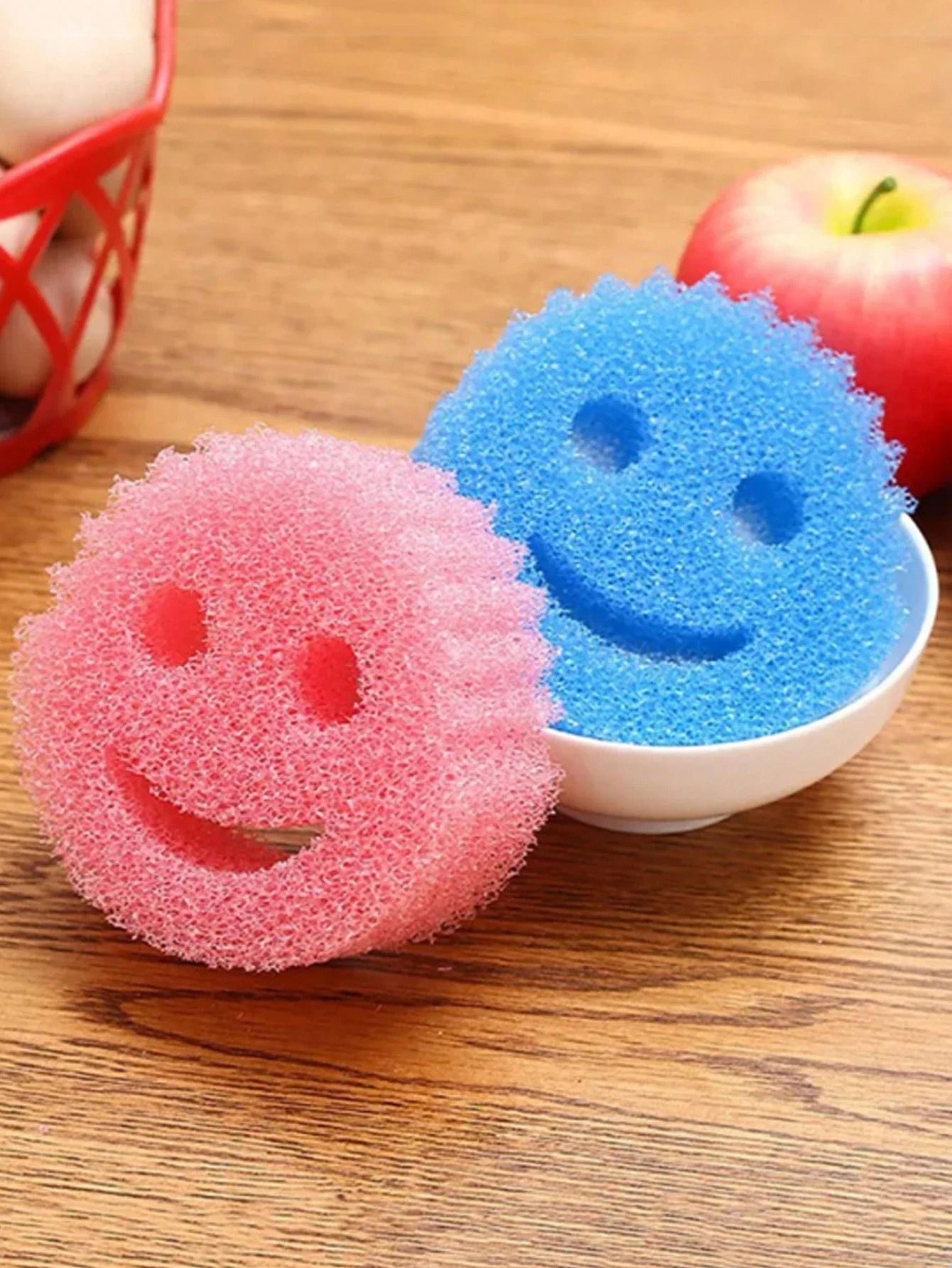 heavy duty dishwashing sponge cloth set odor resistant kitchen cleaning pads