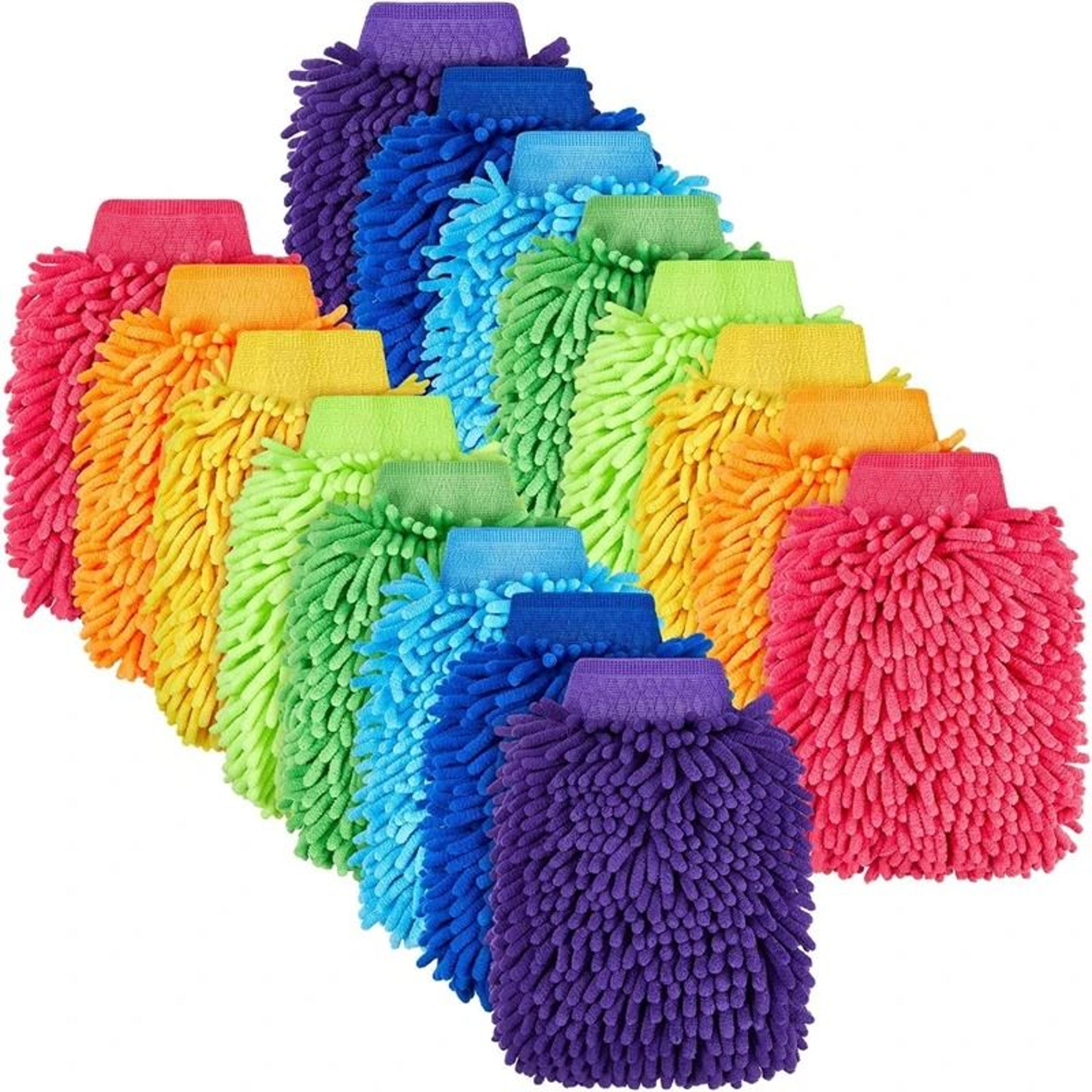 microfiber car wash glove scratch free ultra absorbent car cleaning mitt