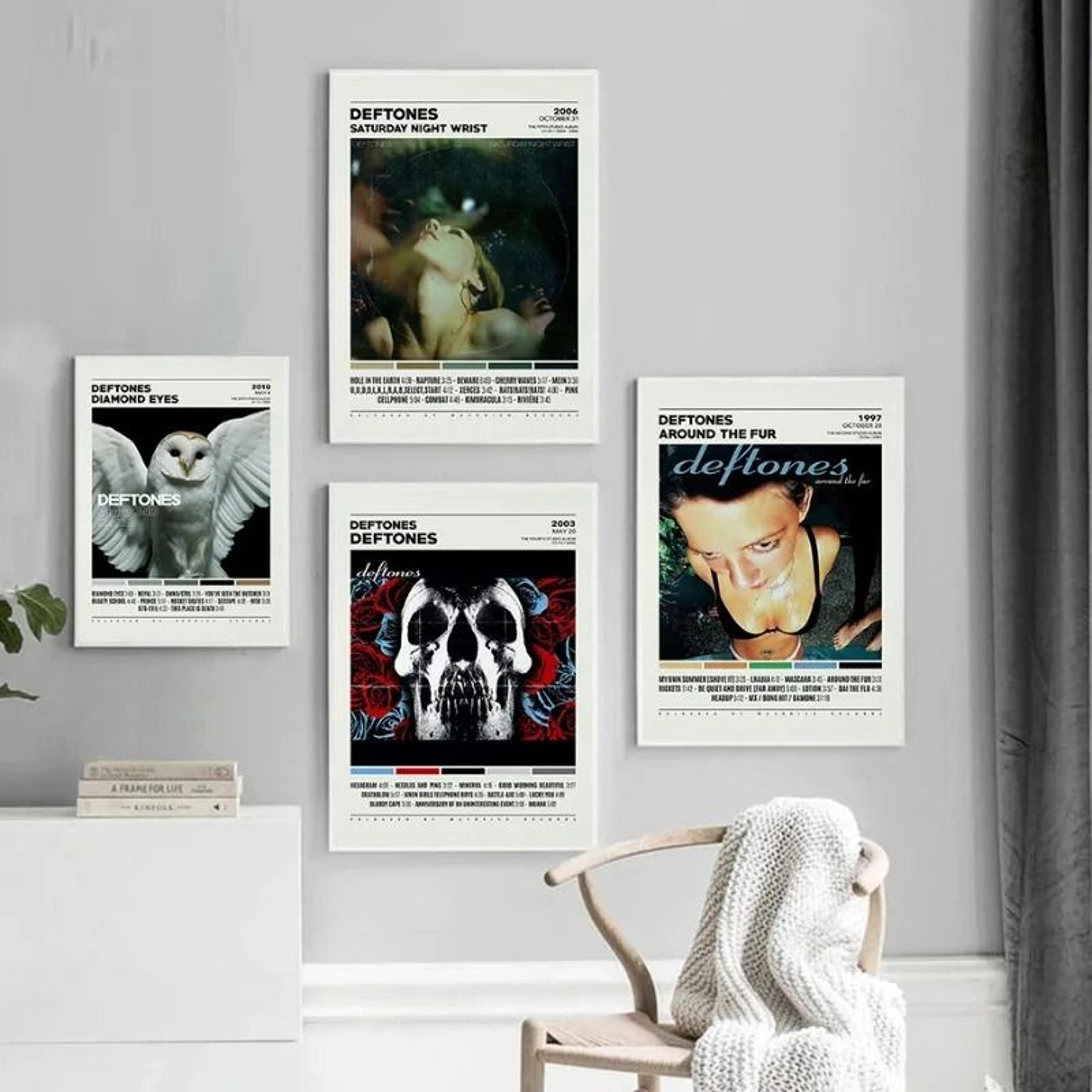 deftones album cover canvas poster music wall art print