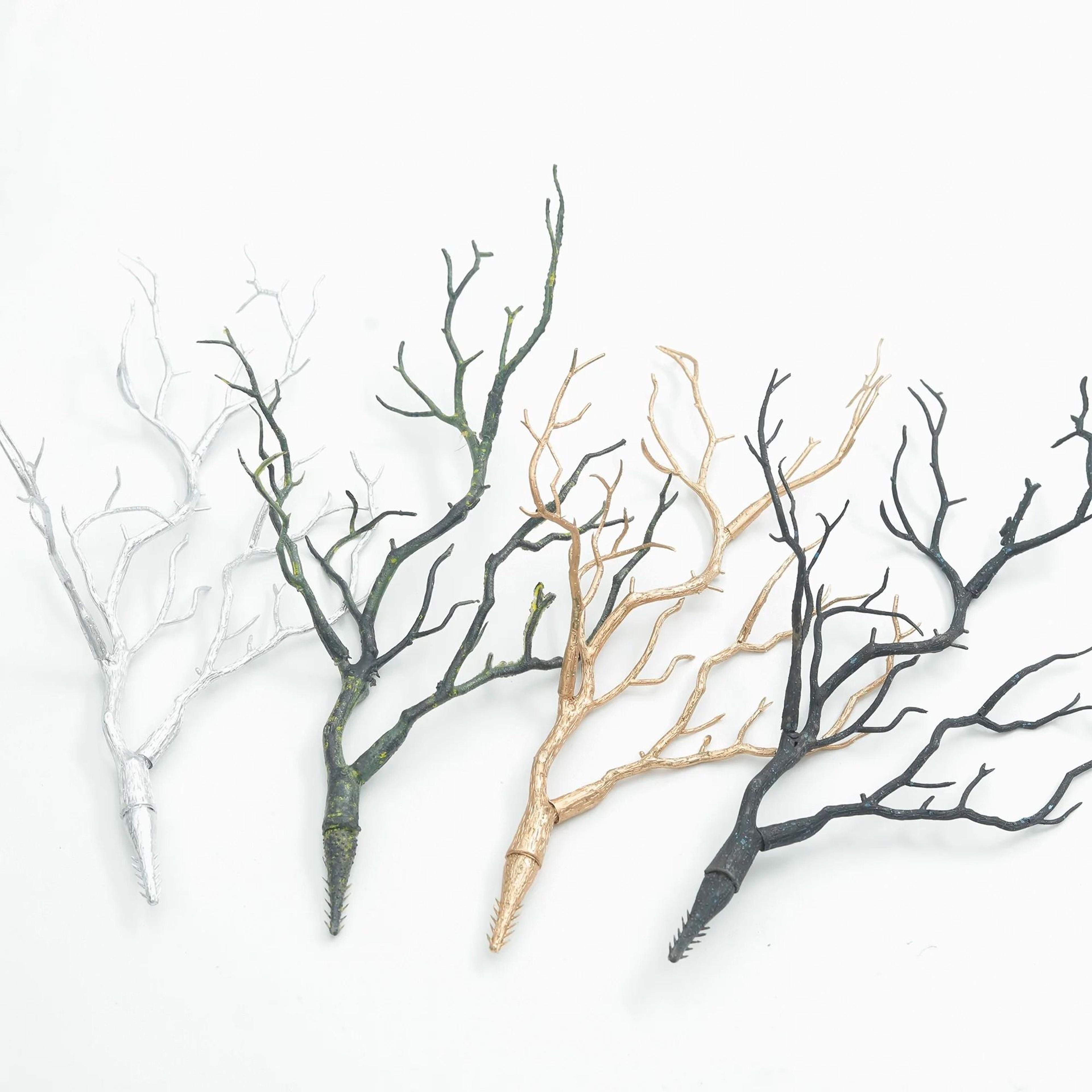 artificial tree branches fake antler decor for winter table and wedding centerpieces