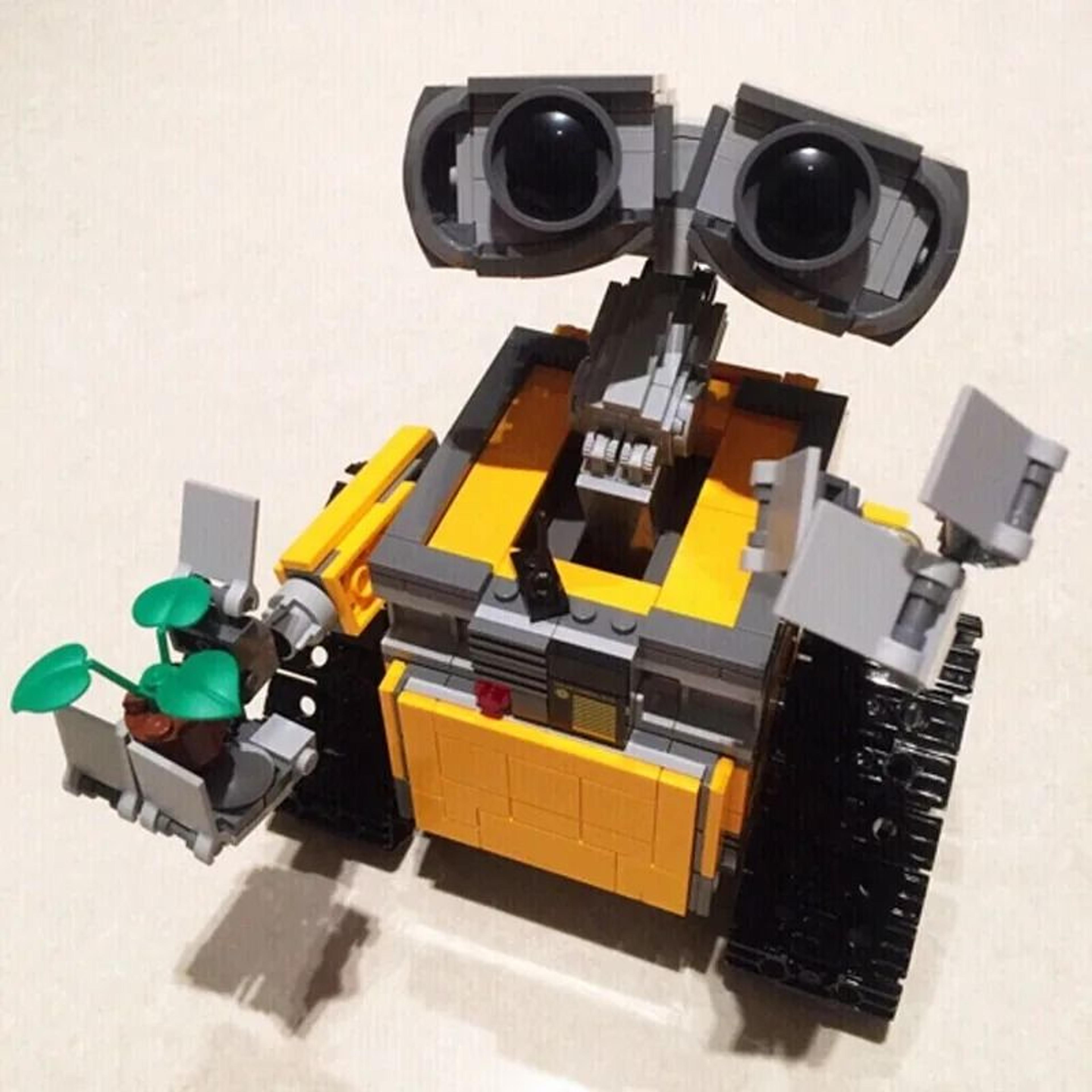 wall e robot building blocks diy model kit stem construction toy