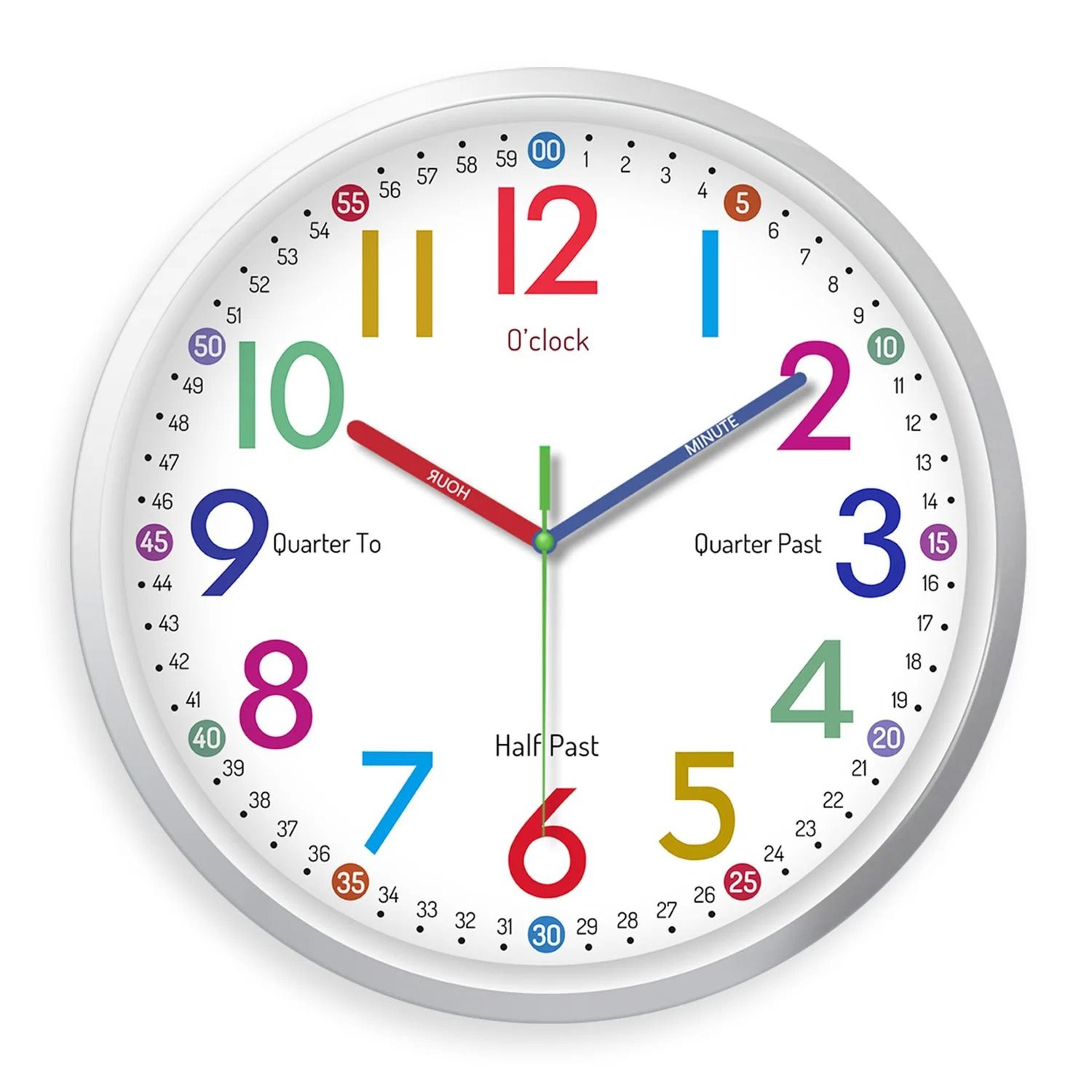 silent quartz wall clock modern minimalist home decor clock